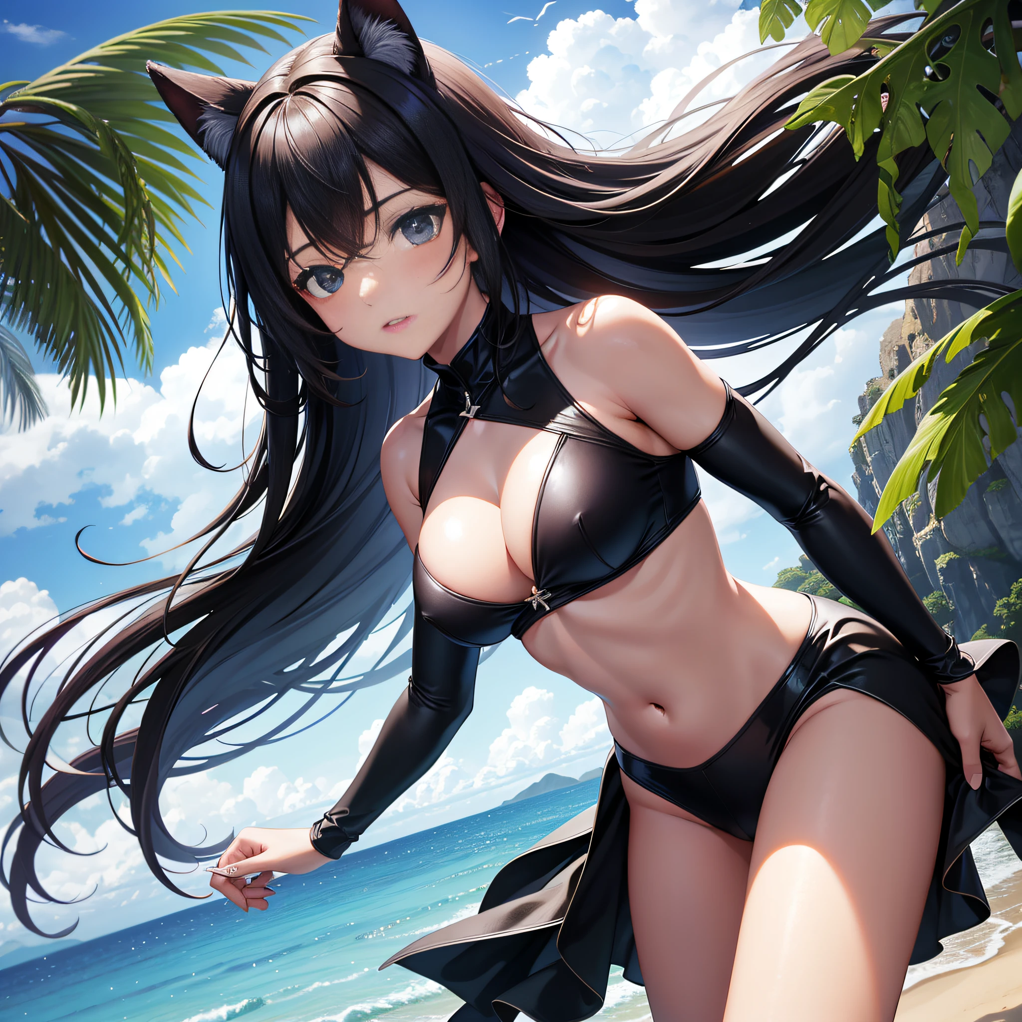 Women black african ebony, corpo inteiro, full corpo, --brilho ouro, brilho gradual prata (Hdr). ,partes,  ,olhos castanho claro realista (detalhado) Whole body fragile delicate (detalhado) 1:3 -- Alta, perna grossa , tiny, cintura fina realista 1:1.-- Tropical clear scenery -- Penetrating gaze. Reflexo- 4k- rdv-8k -- estilo fluido-- roupa transparente prata, RGB 211 cinza claro, minuscule, 1.2. -- Ultra cinema foco perfeito-- nitidez-- riqueza em detalhes. Ultra Tracy , ray trancing. 1.4
