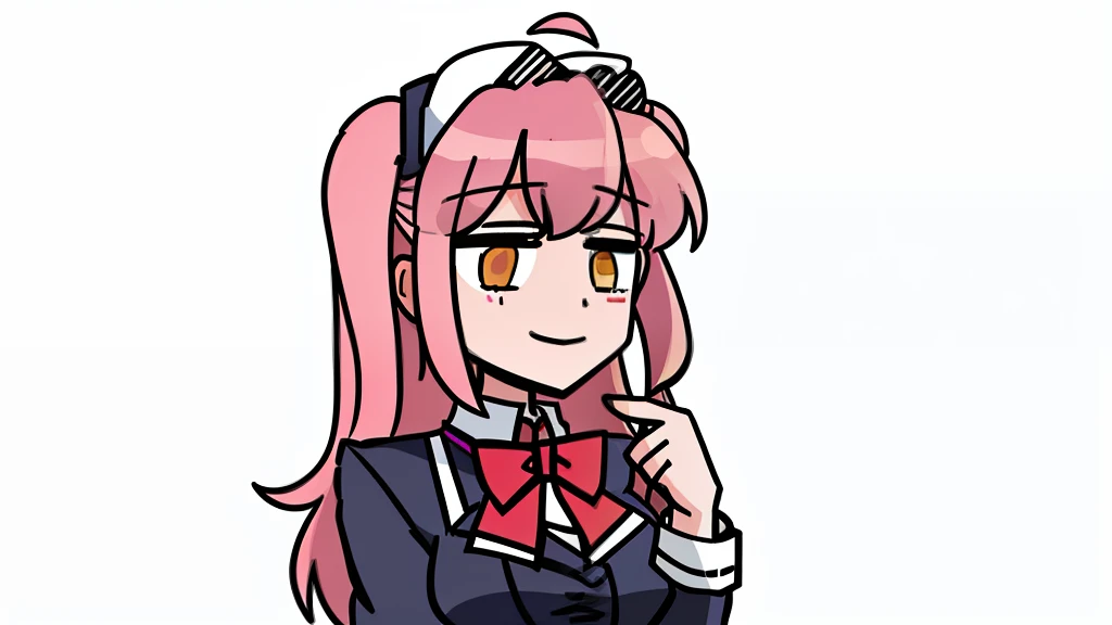 Monika ddlc doki doki literature club helltaker style