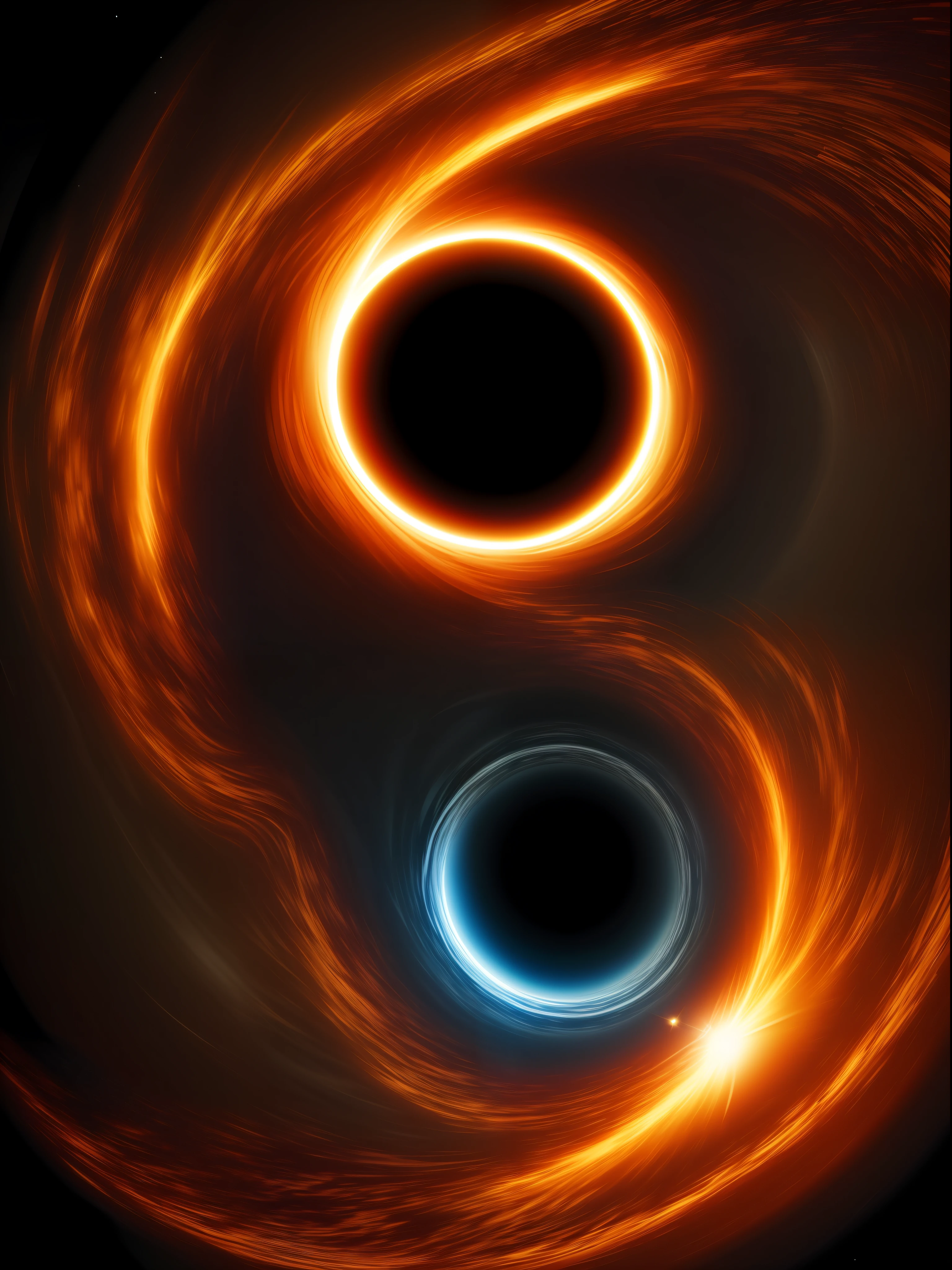 Create a black hole, with exact details of how it distorts space/time