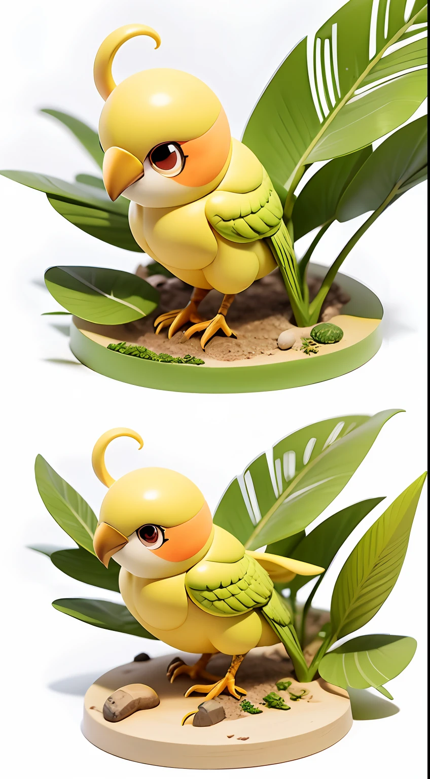 cockatiel påssaro model sheet, branco com amarelo bird, com muitas penas bird , cute, mini chibi, kawaii bird, macio, model sheet calopsita bird ((melhor qualidade)), ((obra-prima)), (extremamente detalhado, mais alto detalhado, arte oficial, Beautiful and Aesthetic:1.2), profundidade de campo, WHOLE BODY composition, (CHIBI),, (olho bonito e detalhado:1.3),(muito feliz:1)