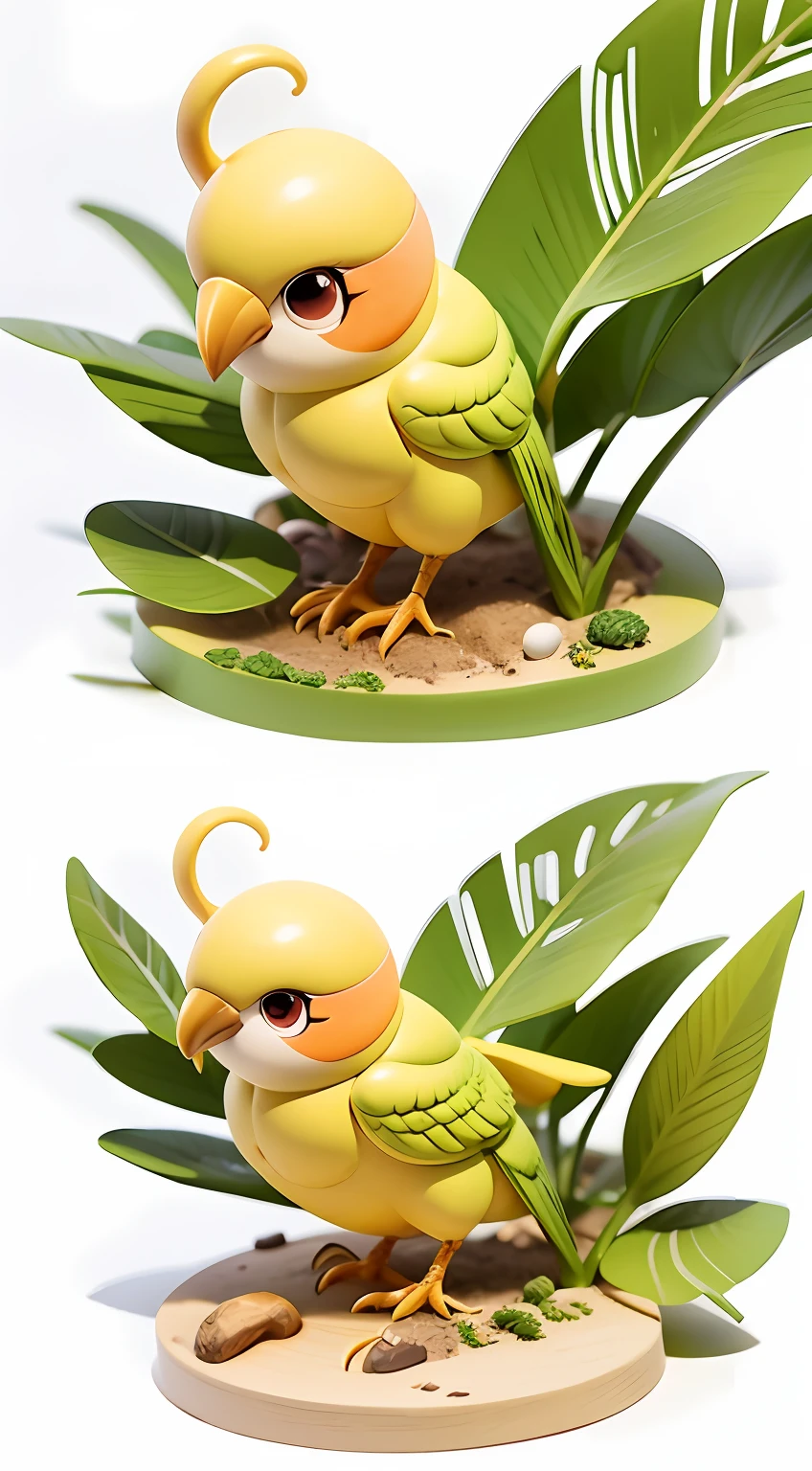 cockatiel påssaro model sheet, branco com amarelo bird, com muitas penas bird , cute, mini chibi, kawaii bird, macio, model sheet calopsita bird ((melhor qualidade)), ((obra-prima)), (extremamente detalhado, mais alto detalhado, arte oficial, Beautiful and Aesthetic:1.2), profundidade de campo, WHOLE BODY composition, (CHIBI),, (olho bonito e detalhado:1.3),(muito feliz:1) bird smiling, model sheet cockatiel bird yellow with white mini chibi kawaii.