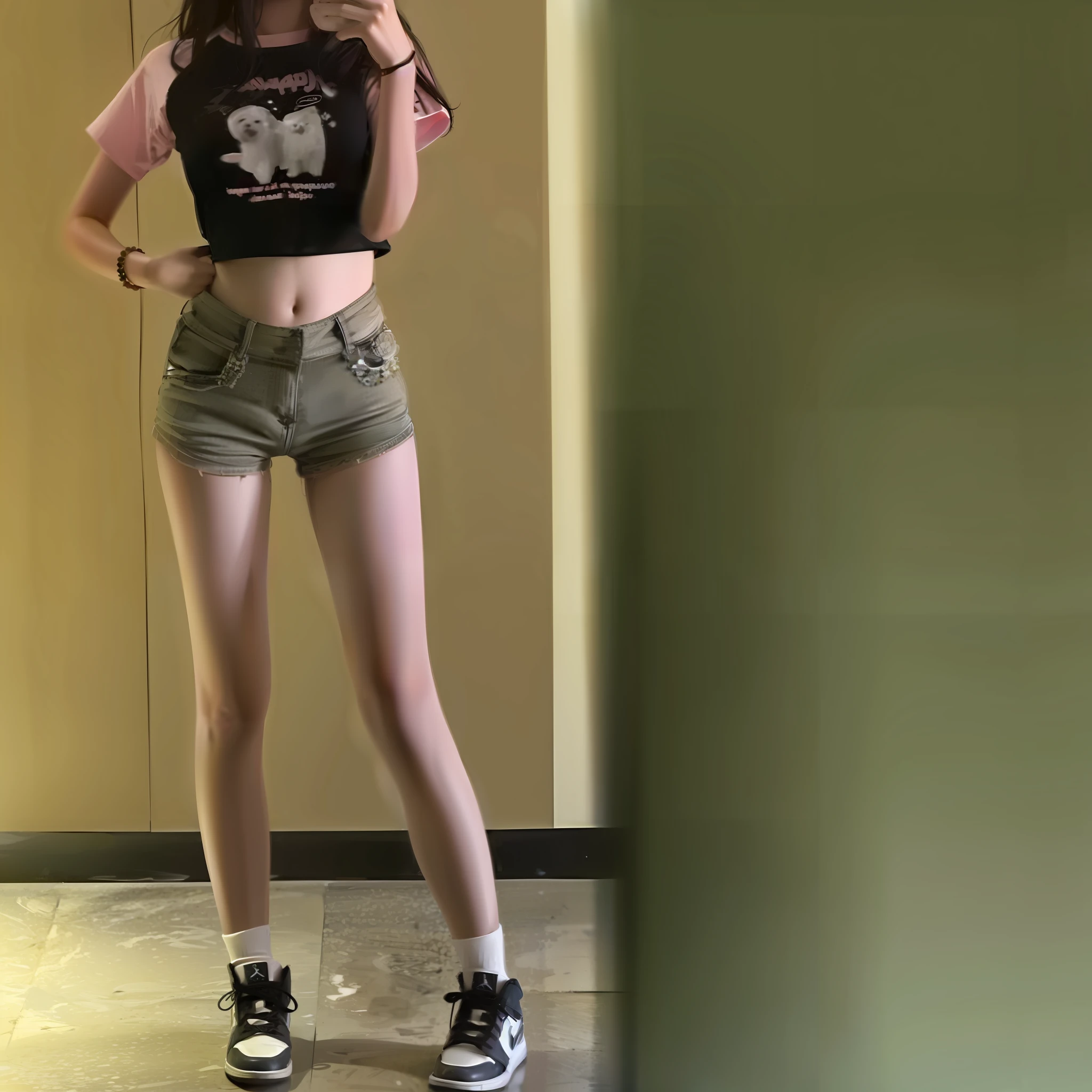 Twins in black JK school uniform sister flower sexy lively