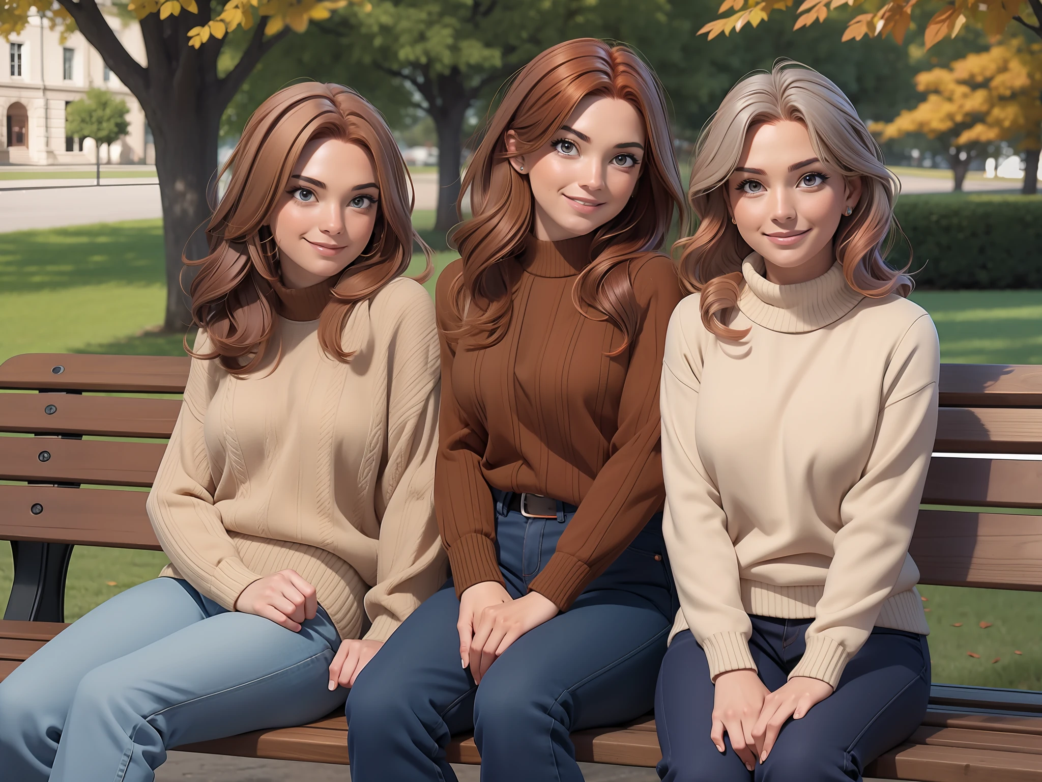 (auburn hair:1.2) on selected part only