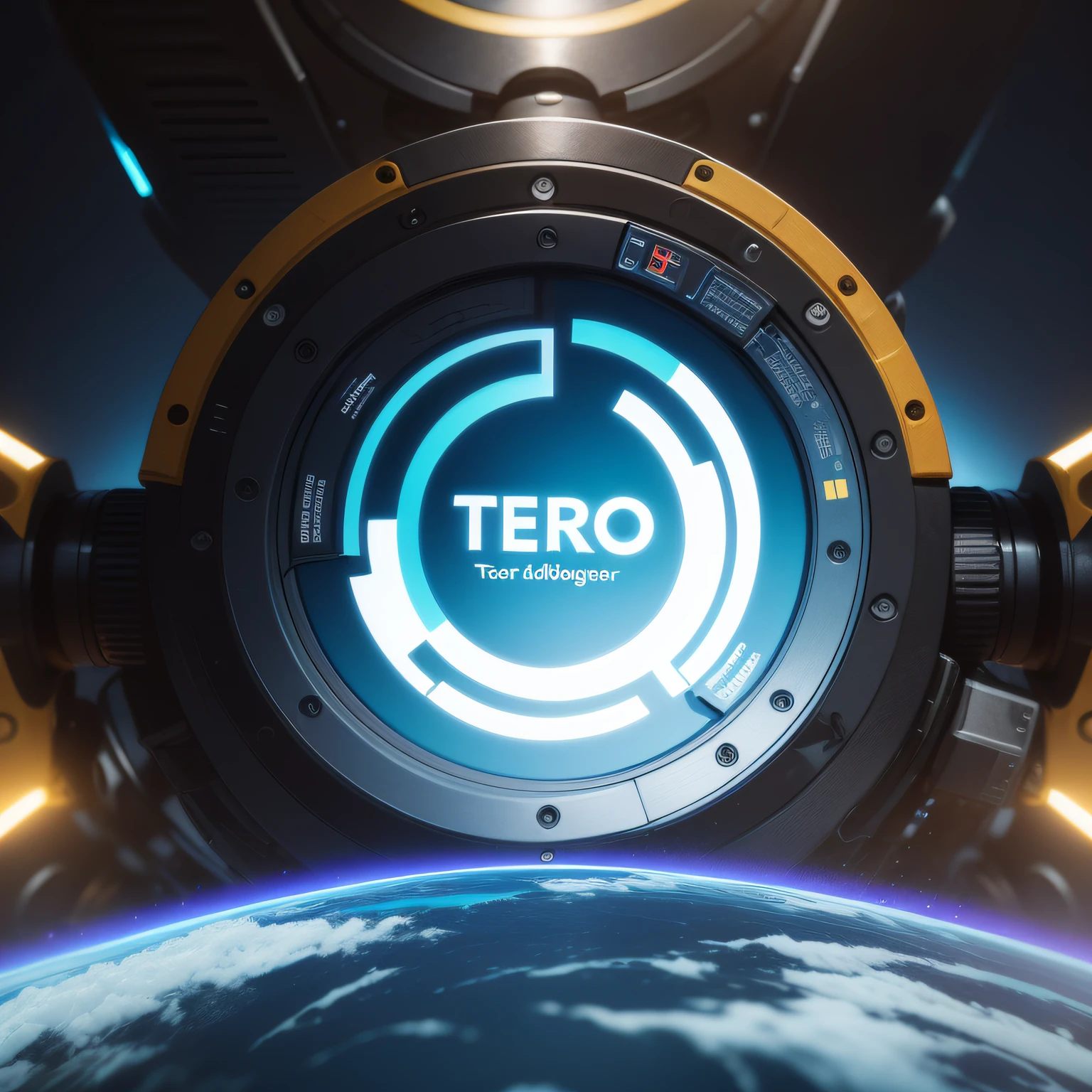 "banner para um evento de tecnologia, apenas fundo, Technological elements, cor azul, 8k, tecnologia"