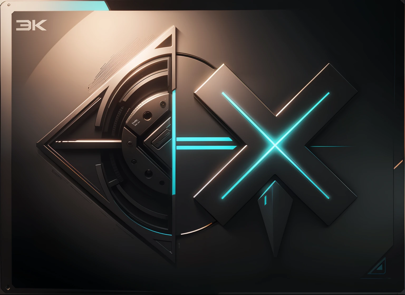 "Create a realistic and detailed cyberpunk logo with an 8k resolution."