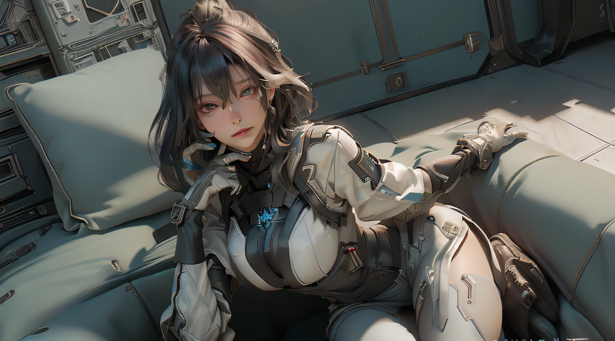 ((Best quality)), ((masterpiece)), (detailed:1.4), 3D, an image of a beautiful cyberpunk female,HDR (High Dynamic Range),Ray Tracing,NVIDIA RTX,Super-Resolution,Unreal 5,Subsurface scattering,PBR Texturing,Post-processing,Anisotropic Filtering,Depth-of-field,Maximum clarity and sharpness,Multi-layered textures,Albedo and Specular maps,Surface shading,Accurate simulation of light-material interaction,Perfect proportions,Octane Render,Two-tone lighting,Wide aperture,Low ISO,White balance,Rule of thirds,8K RAW,