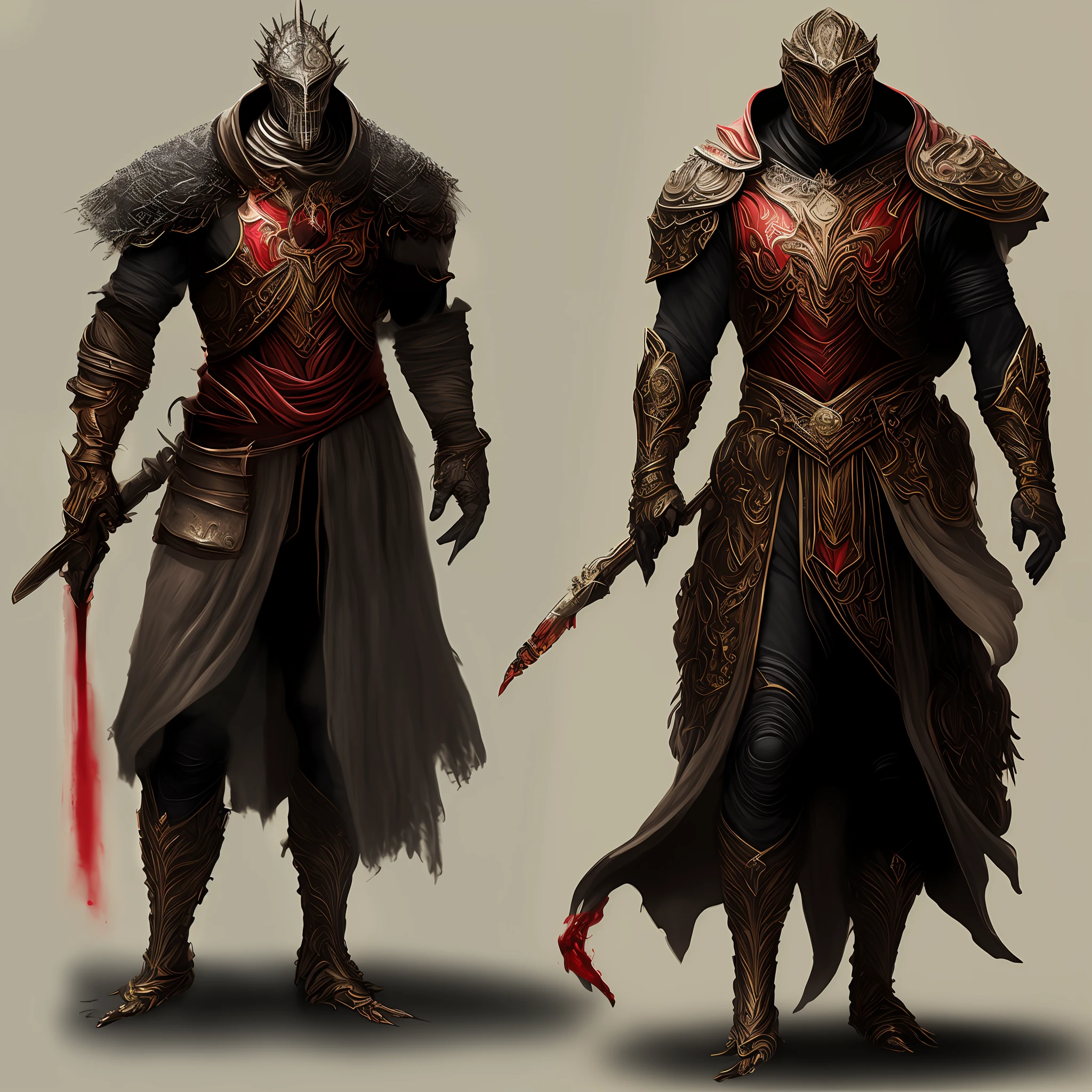 "Corpo vermelho e sangrando, arte realista e detalhada, epic" e seminu