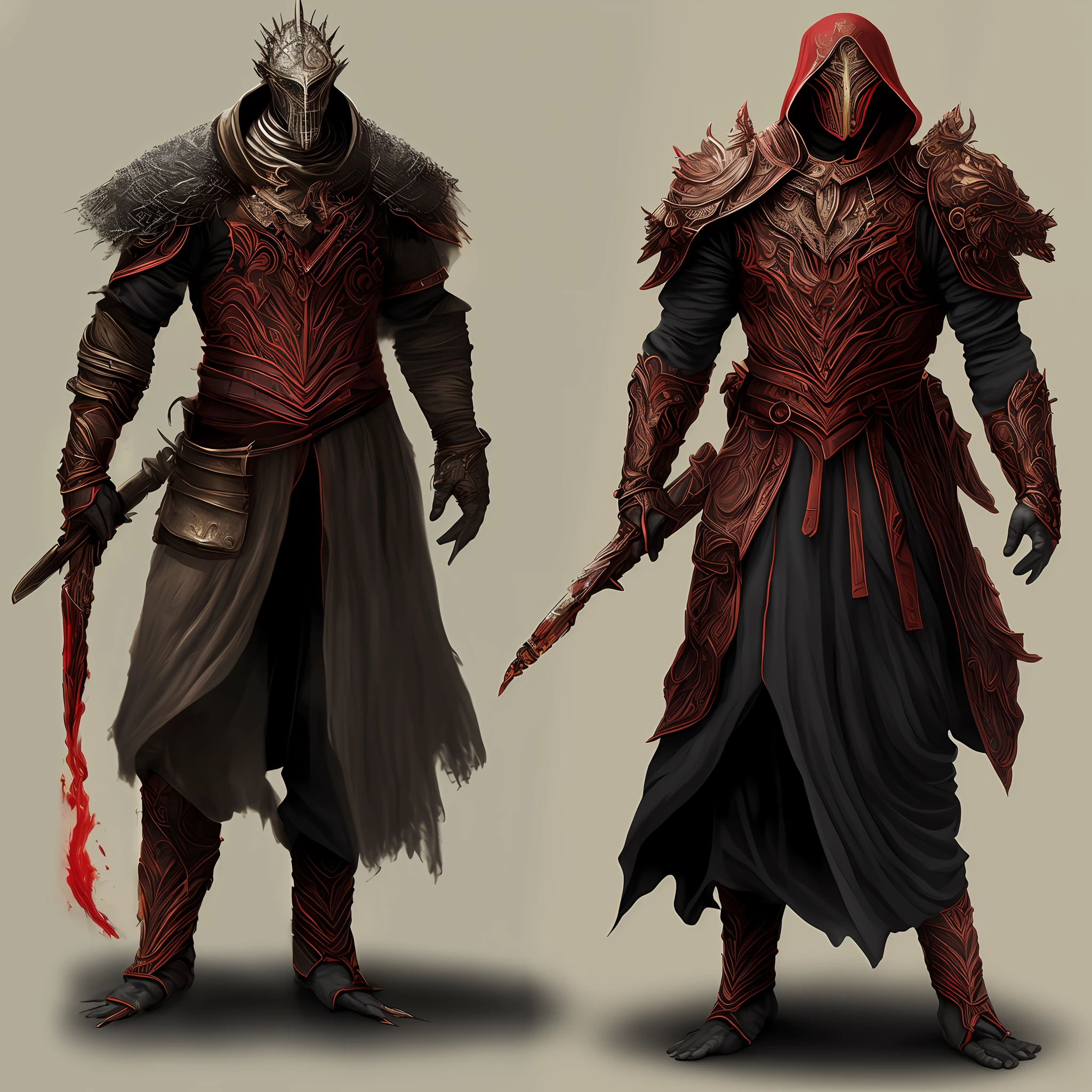 "Corpo vermelho e sangrando, arte realista e detalhada, epic" e seminu