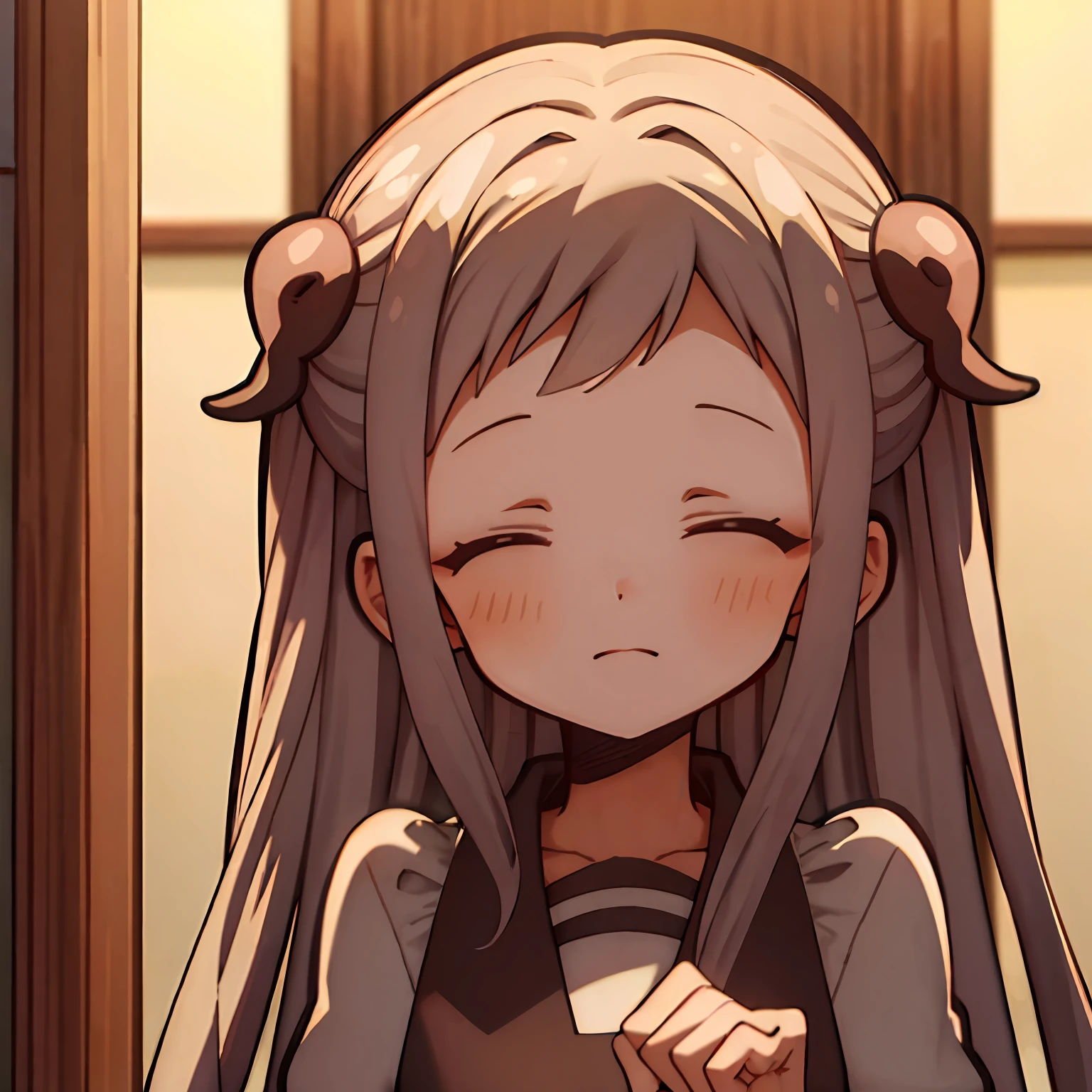 ((Masterpiece)), ((hyper qualit)),Shyness closes your eyes and rests