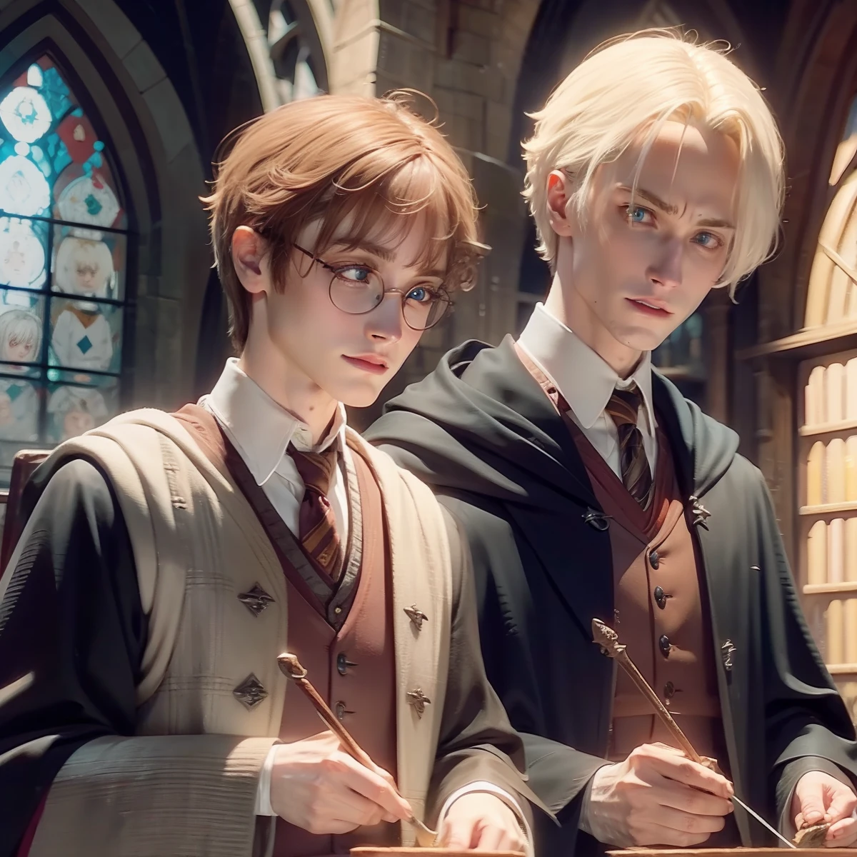 Harry Potter and draco Malfoy
