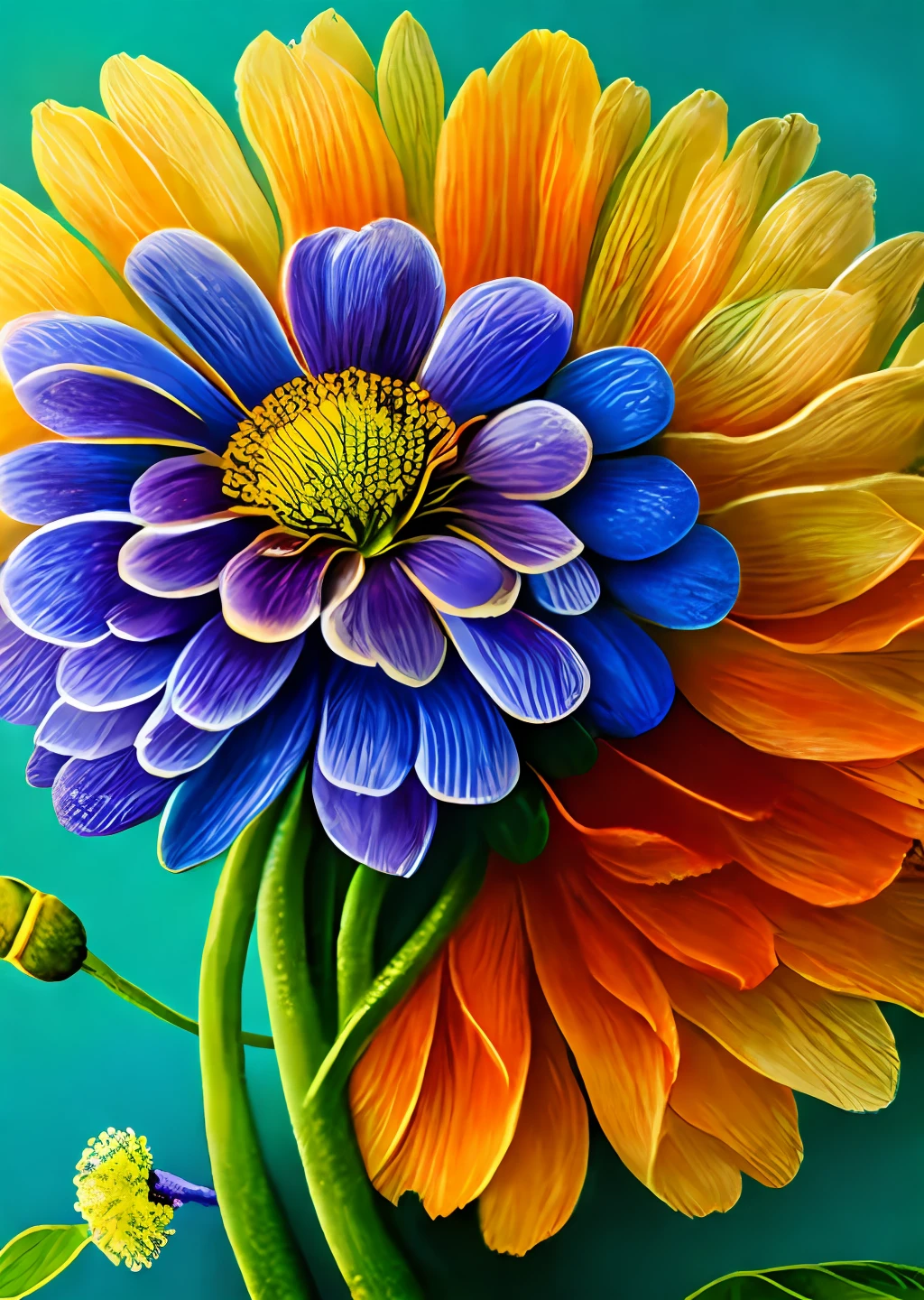 um ramo de flores