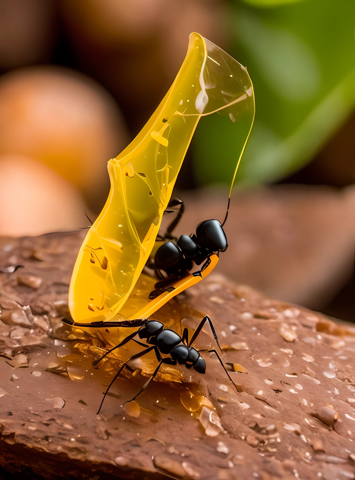 There is a small insect that is standing on a rock, sentado em uma folha, Arrefecimento em uma folha, abrigando-se sob uma folha, perspectiva da formiga, em, amazing photo, Directed by: Ana Haifisch, Pairando sobre Ant POV, Vista de formiga, formiga monstruosa, an amazing photo, ant alien, vida de formiga, Formigas, Tiroteio premiado