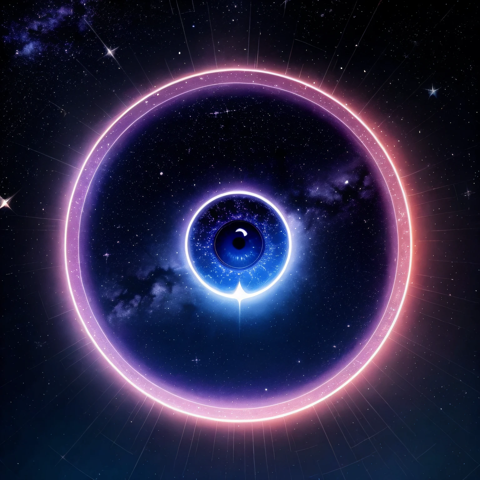 Eye of horos in a starry sky --auto