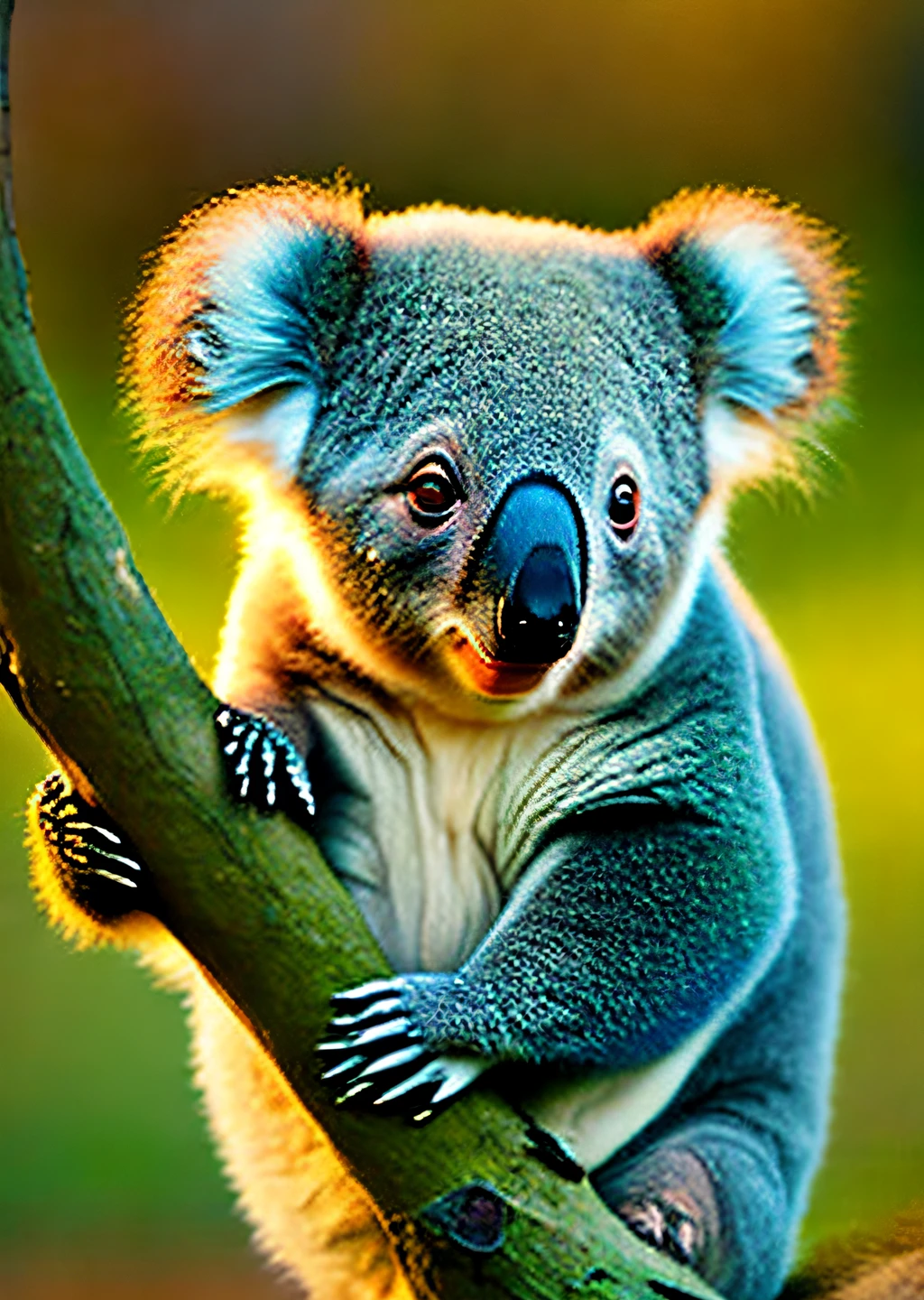 (magnificent and enchanting koala)