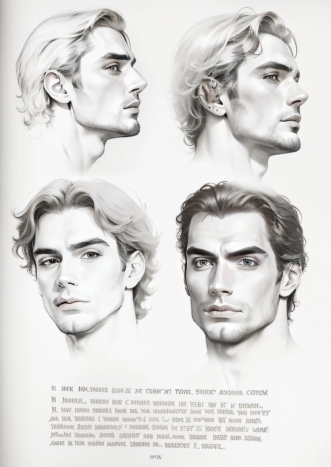 Henry Cavill, drawing pb --auto