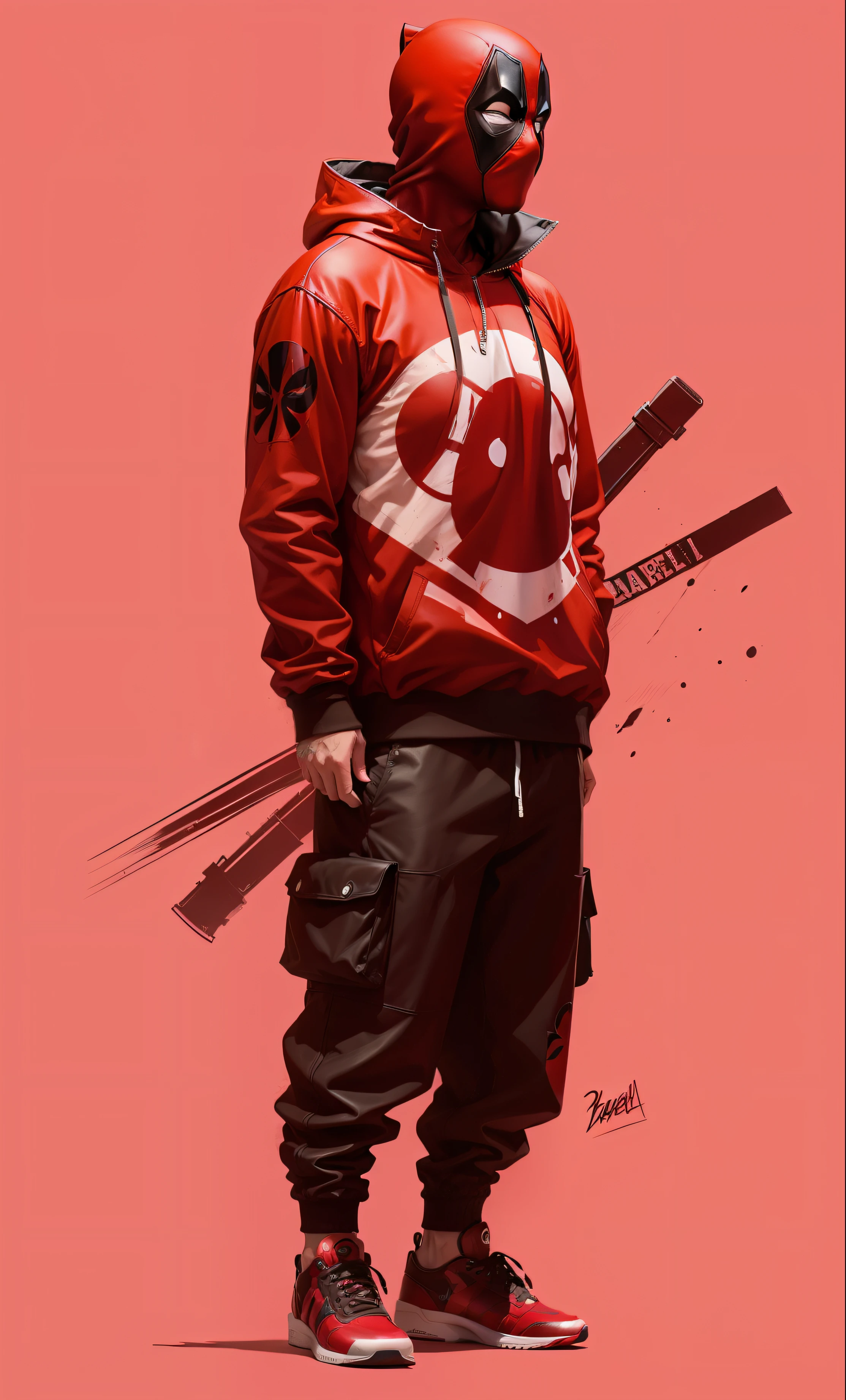 Deadpool, street wear style