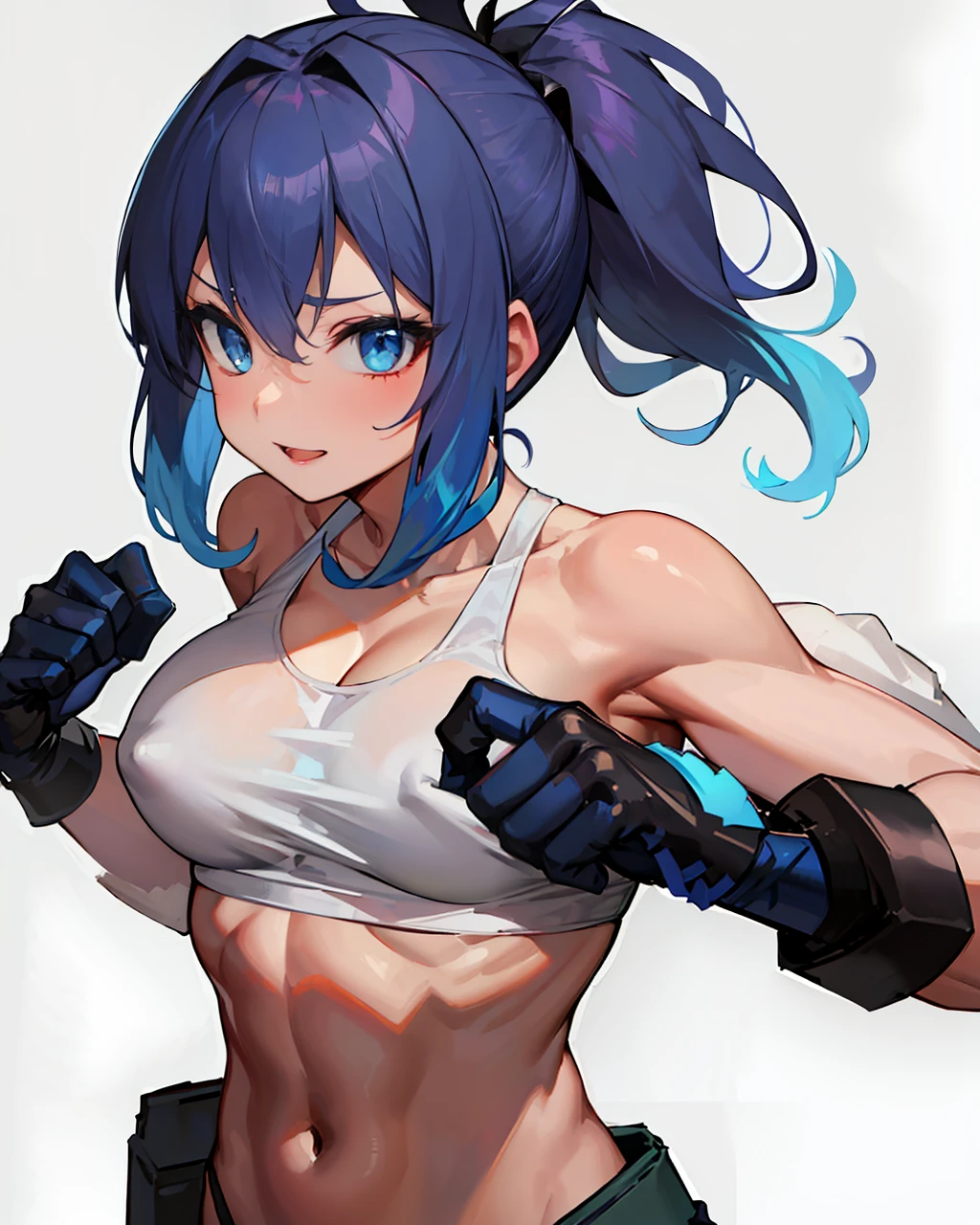 blue skin、abdominals、silber hair、huge tit、Long body、full bodyesbian、Whip whip、Slender eyes、big sister