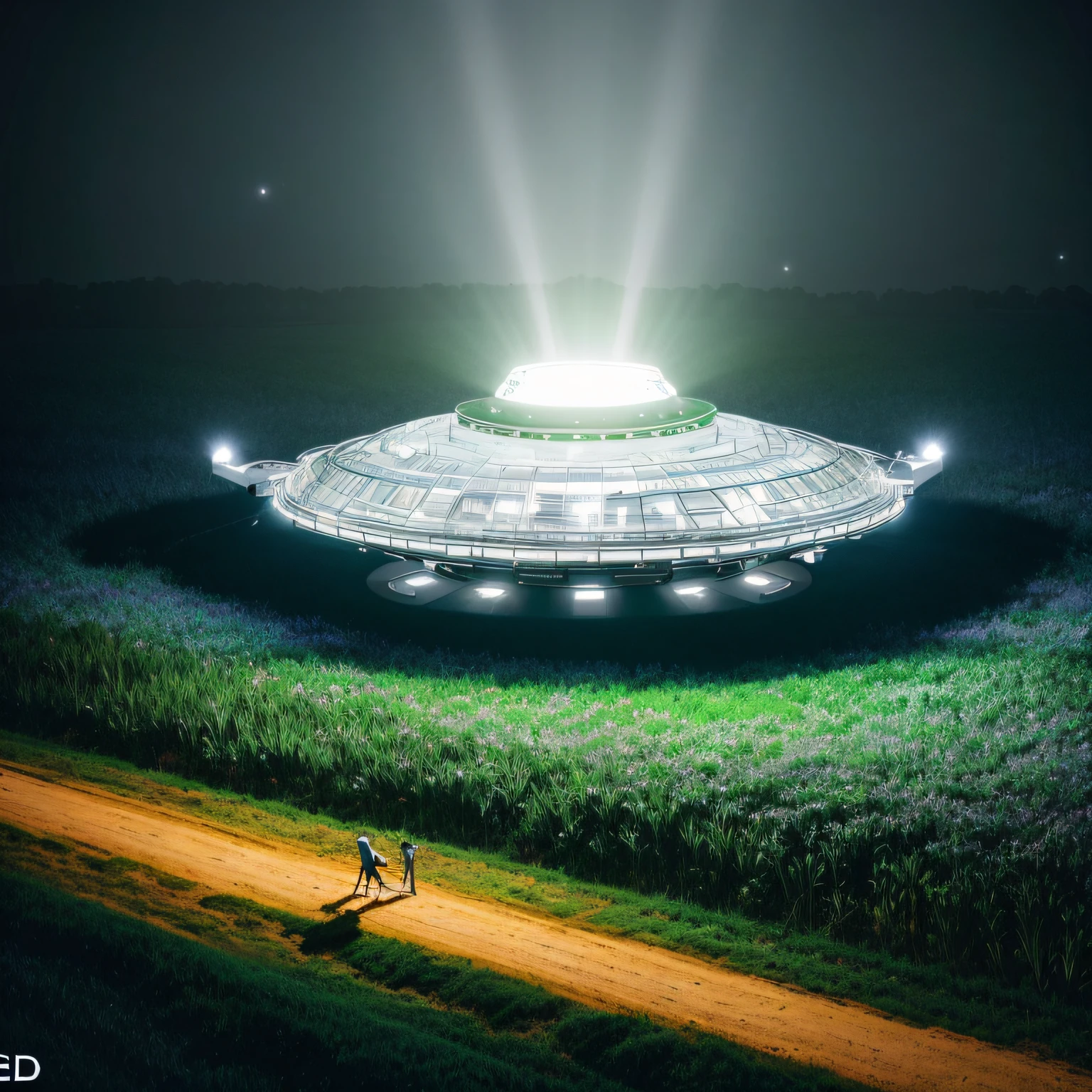 disco voador pousado em um campo de milho verde a noite , imagem super detalhada do disco voador, ultra hd, 8k
Waiting to get started