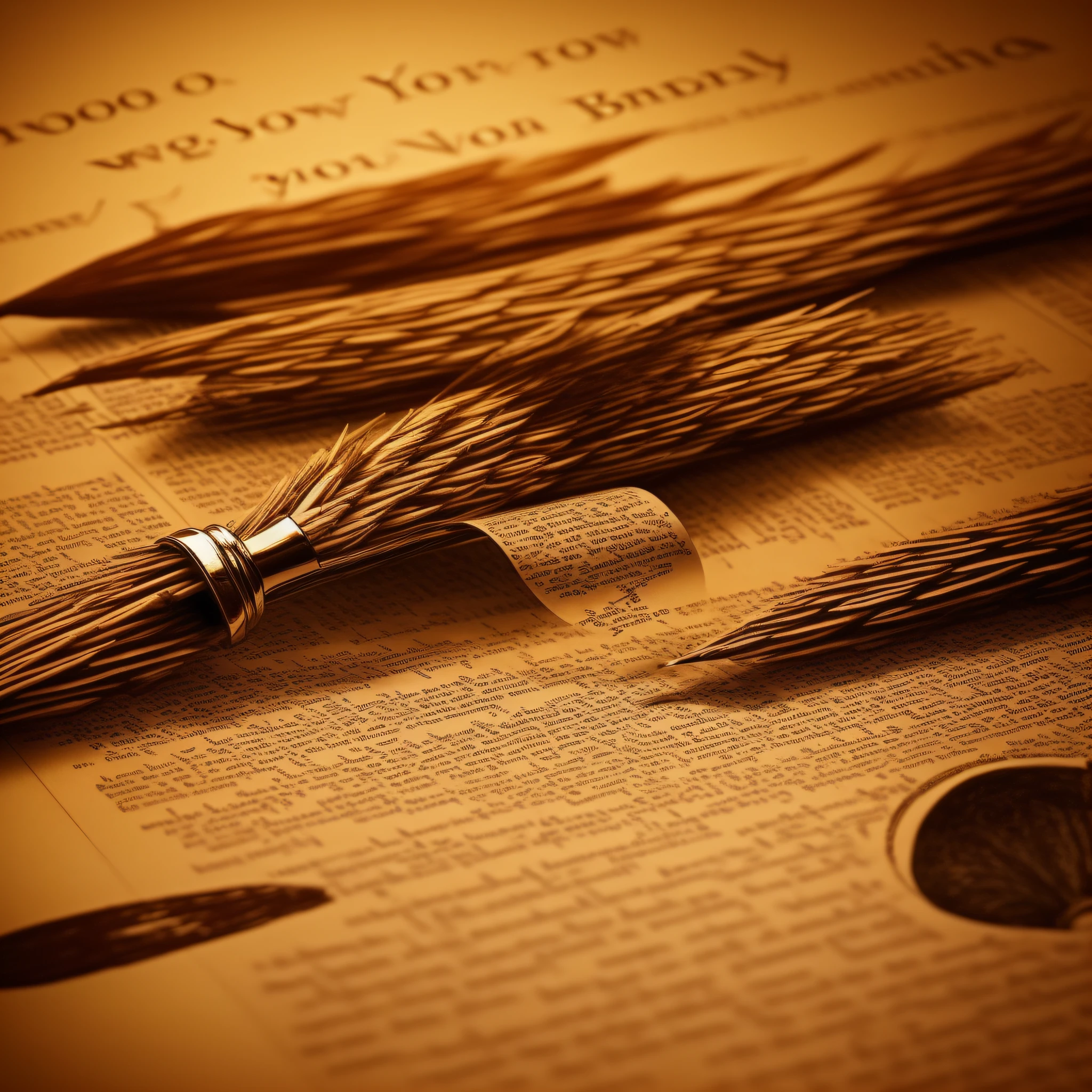 To generate an attention-grabbing image for the topic "Poetry," please type the following full words in the prompt:
"Generate an attention-grabbing image for the video topic 'Poetry.' The image should exude creativity and artistic expression, with elements like a stylized quill pen, ink splatters, open books, or a collection of poetic verses. Use warm and inviting colors to create a cozy and inspiring atmosphere. Incorporate elegant typography to display a beautiful and thought-provoking poetic line or verse. Place an image at the top with 'Your channel logo' or 'Channel branding,' and include another image at the bottom with a 'Subscribe button' or 'Click to subscribe' to increase engagement. Optionally, incorporate social media icons like 'Facebook,' 'Twitter,' 'Instagram,' etc., if applicable to your branding. Ensure that the generated image is visually captivating and resonates with viewers, encouraging them to explore the world of poetry through your video."