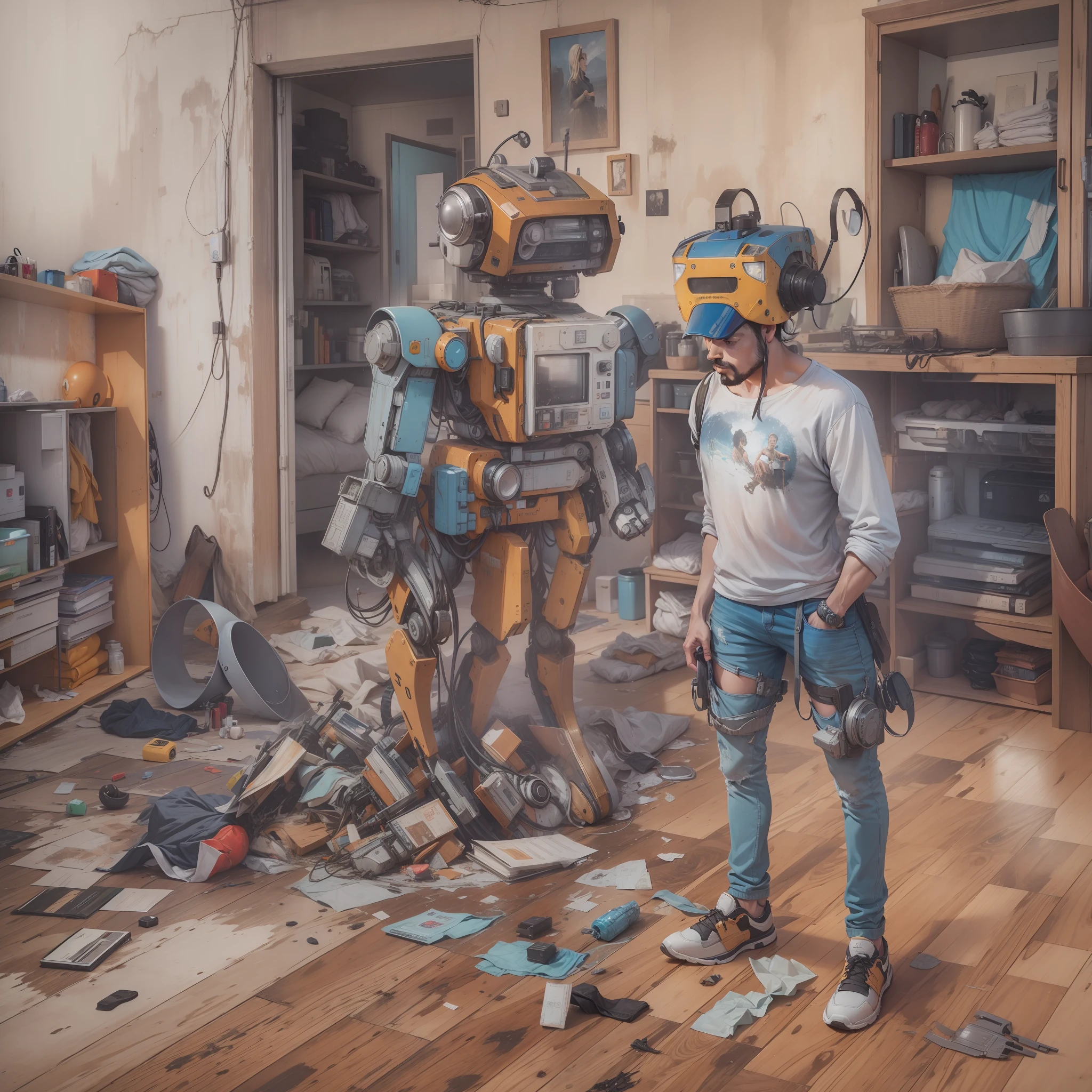 SeaArt Robot
Txt2Img
19:23:26
(obra-prima, melhor qualidade, muito detalhado), homem maduro, em um apartamento moderno, em uma cadeira,Rosto triste , despondency, messy house , Nervosismo, perturbado,tristeza,raiva