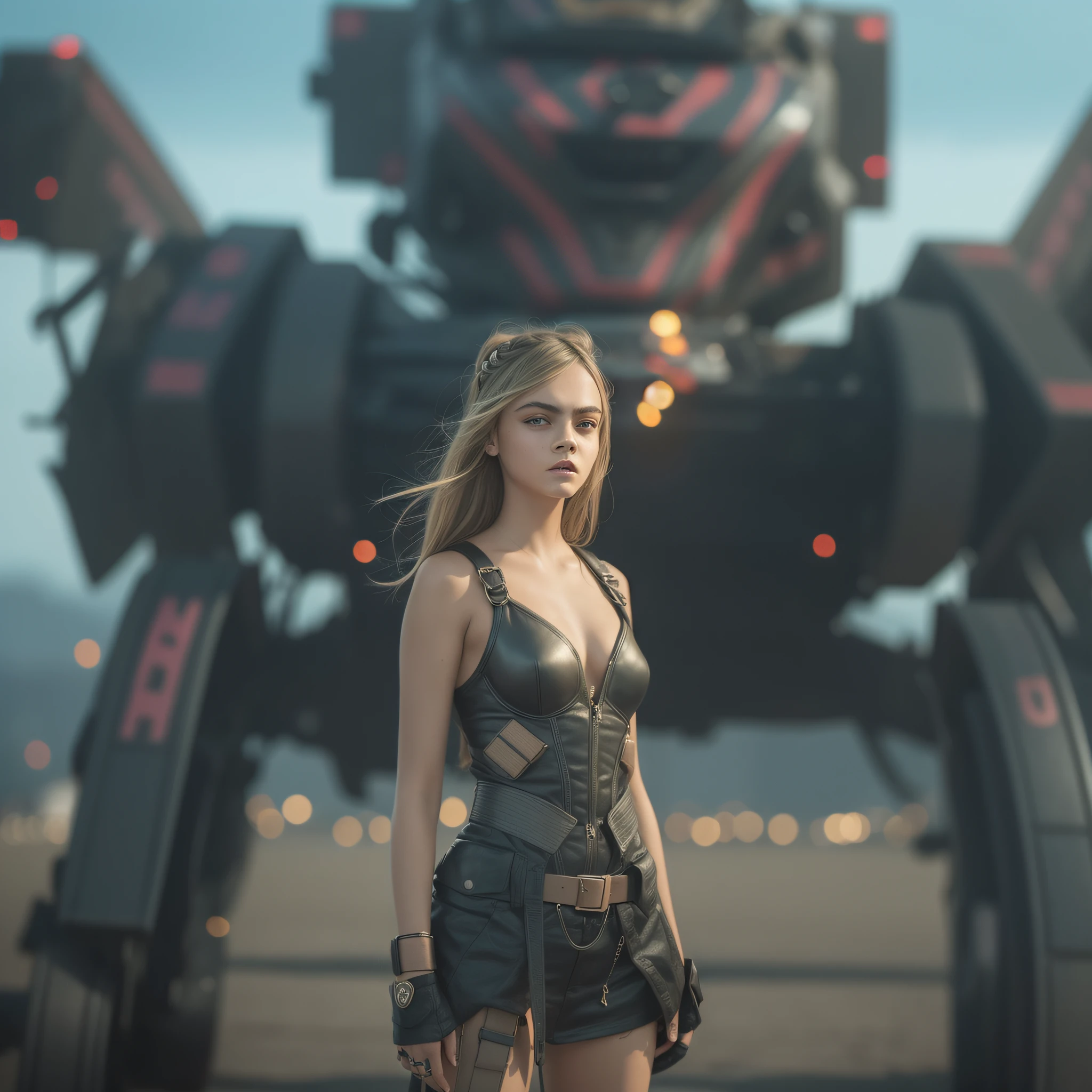 The girl looks like Cara Delevingne, Very realistic, That's incredible, Completely naked, Little tits