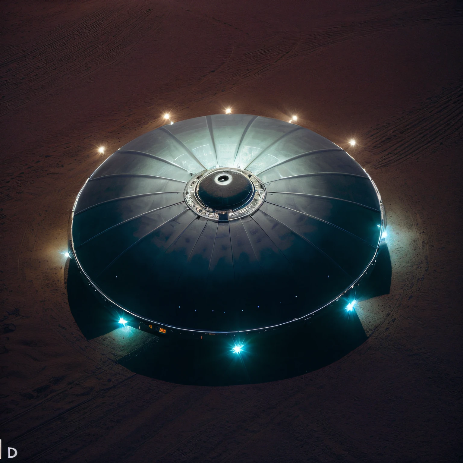 disco voador na cor preta pousado no deserto a noite com luzes acesas, imagem super detalhada do disco voador, ultra hd, 8k
Waiting to get started