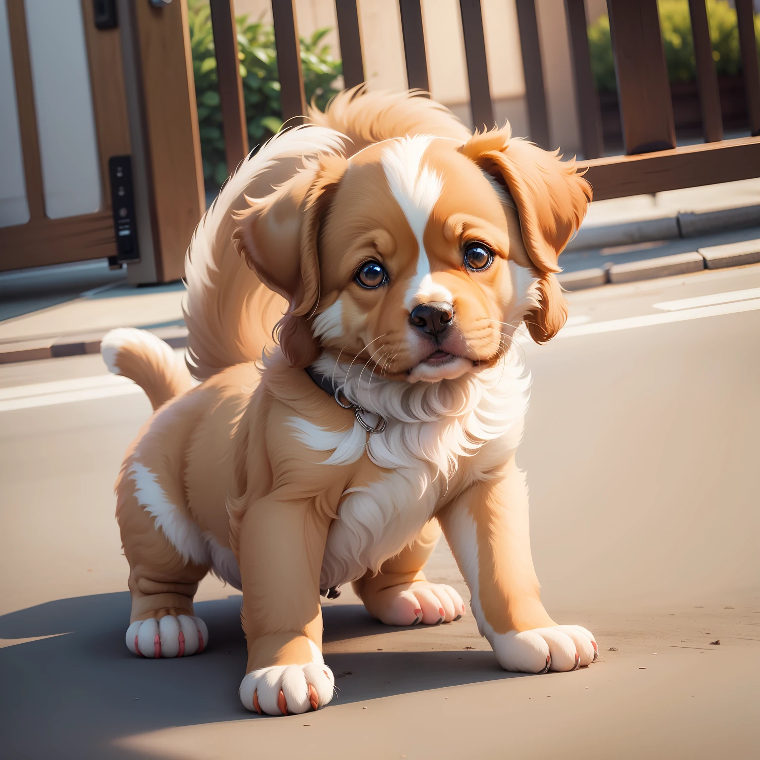 Catching in puppy position