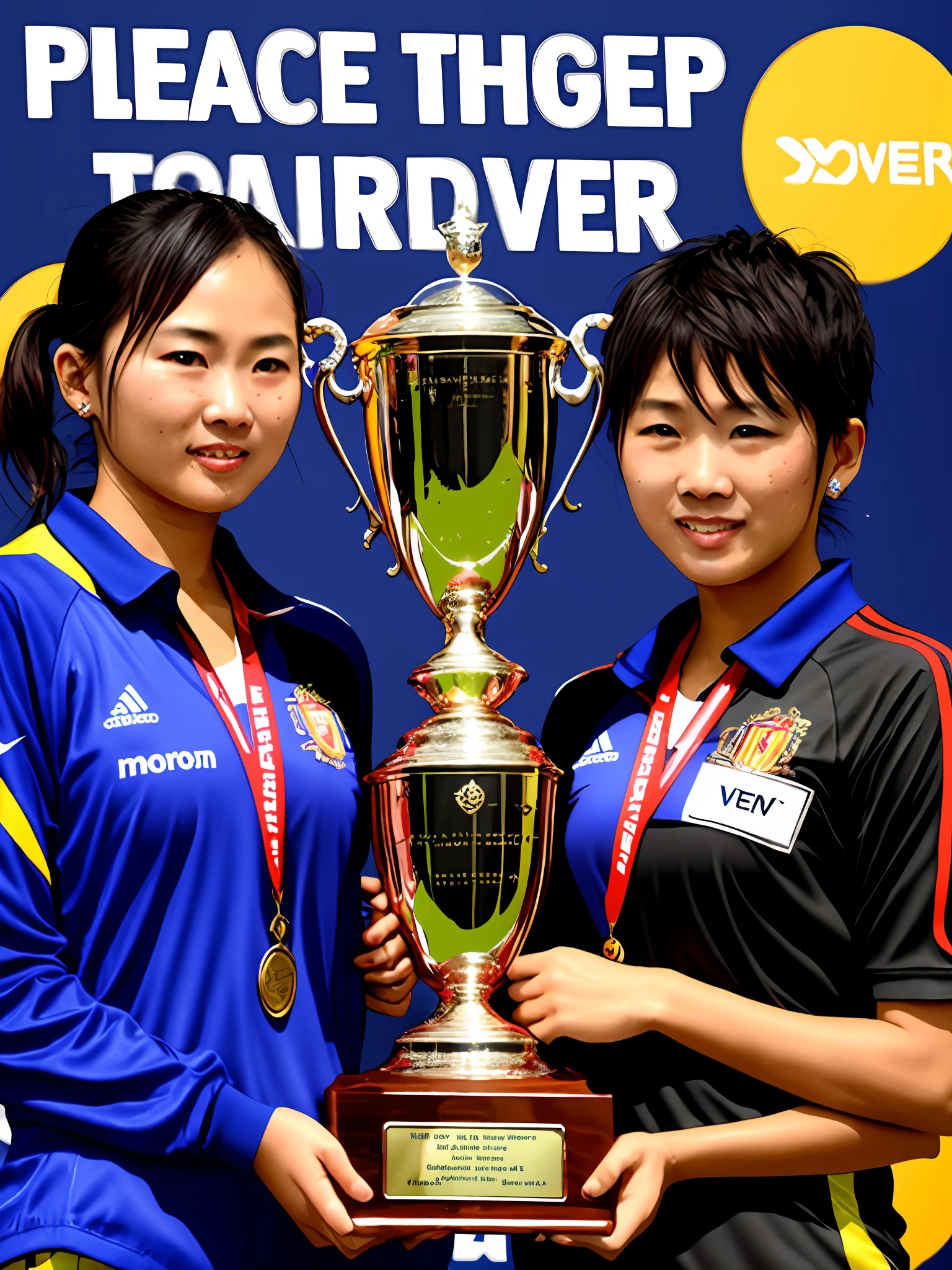 One piece trophy