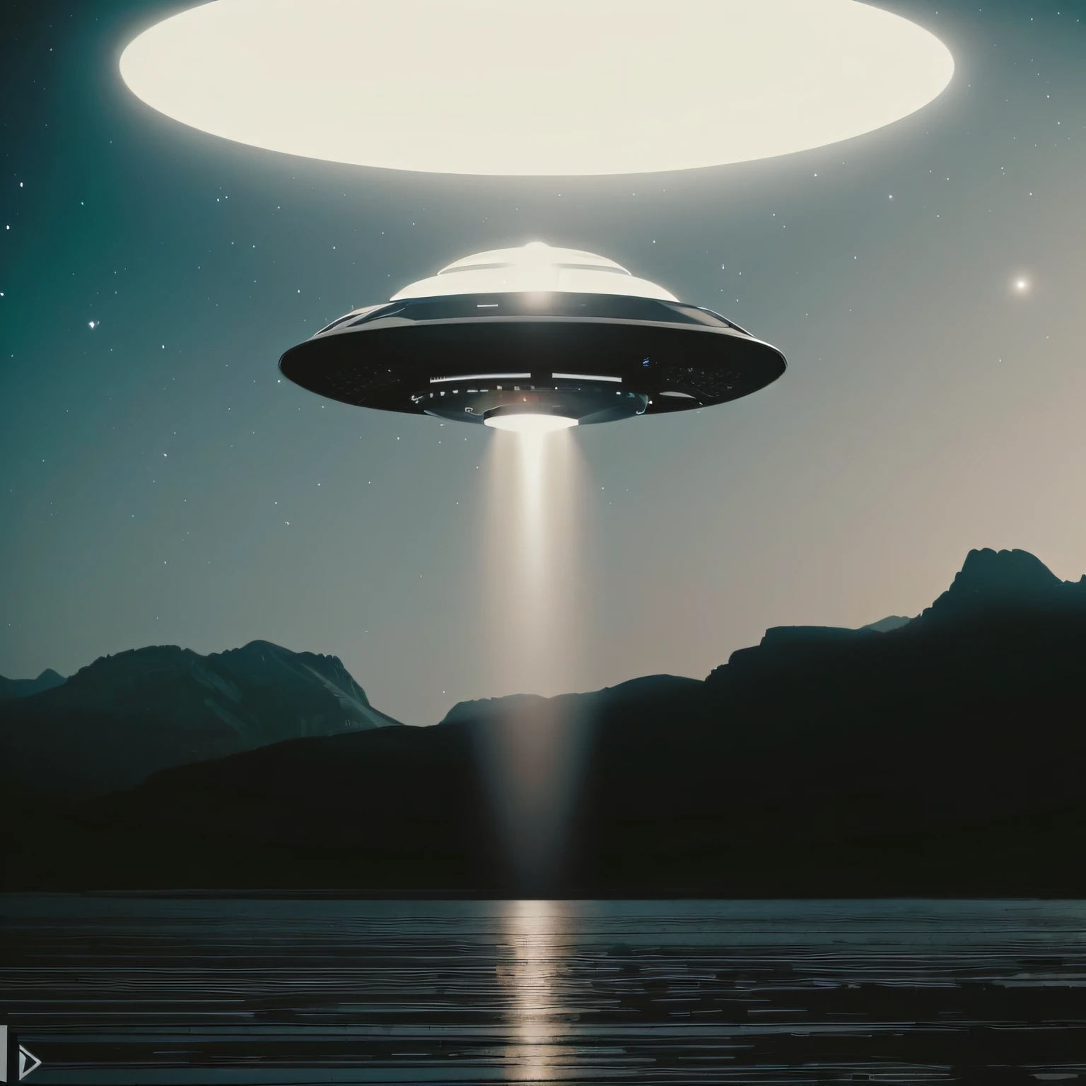 Flying saucer in black color stopped in the night sky , imagem super detalhada do disco voador, Ultra HD |, 8k
Waiting to get started