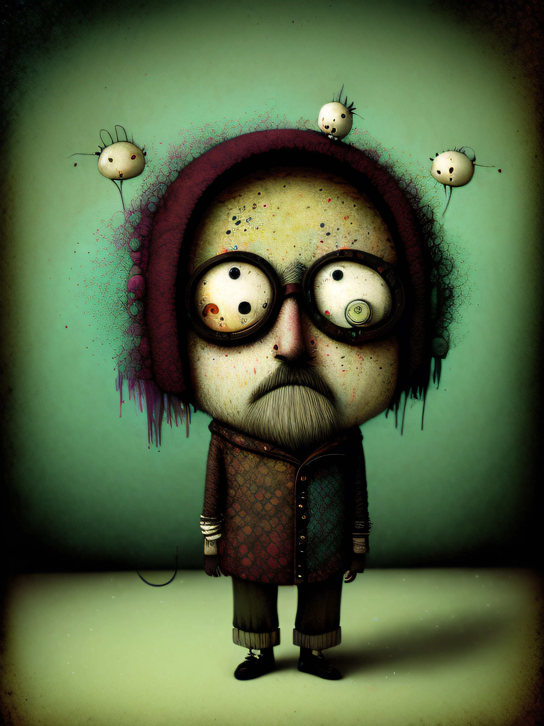 A group of strangers, colorido, punk, feliz, optimista, Don Hertzfeldt, El Bosco, Gabriel Pacheco