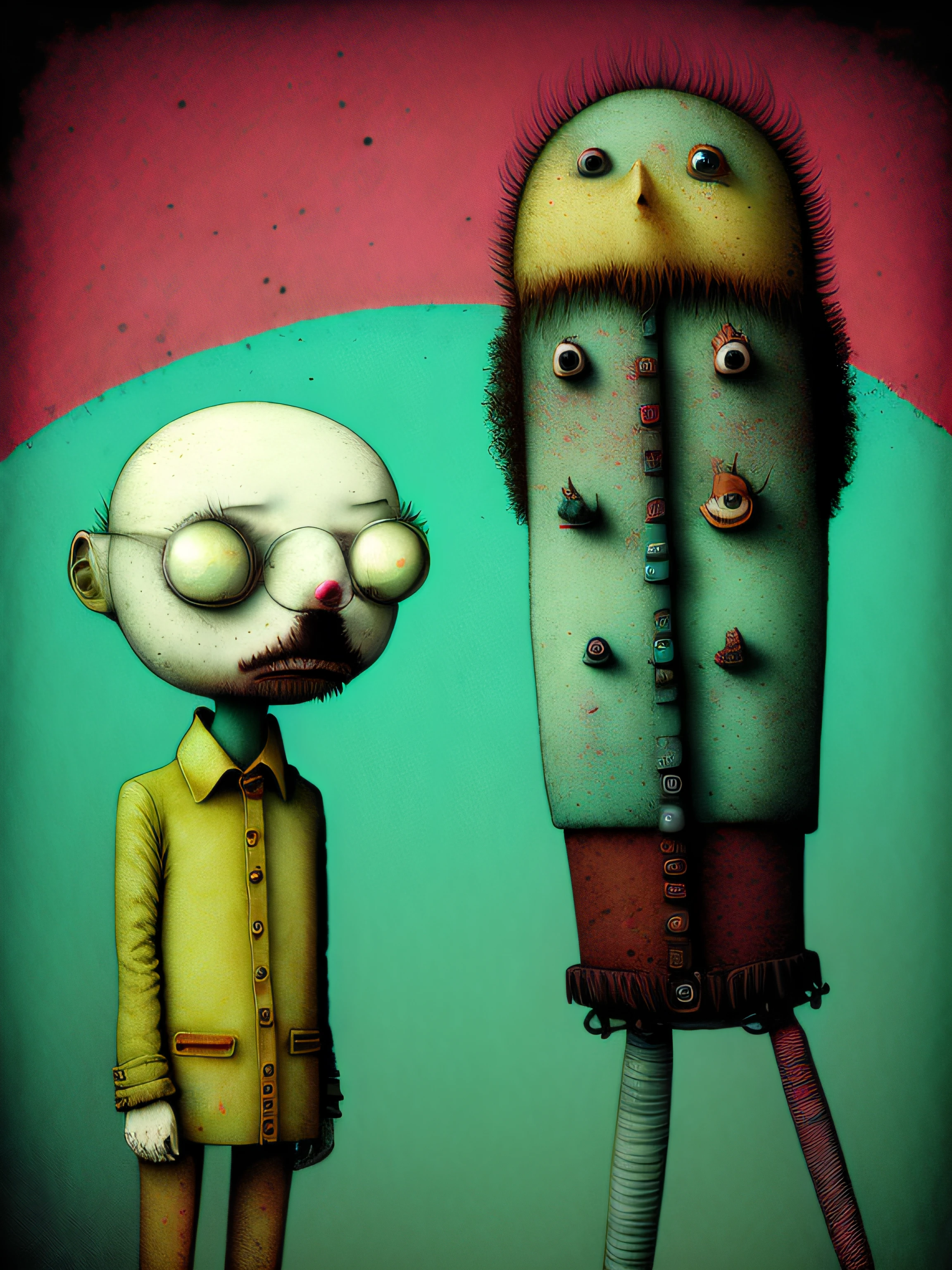 A strange ice cream, colorido, punk, feliz, optimista, Don Hertzfeldt, El Bosco, Gabriel Pacheco