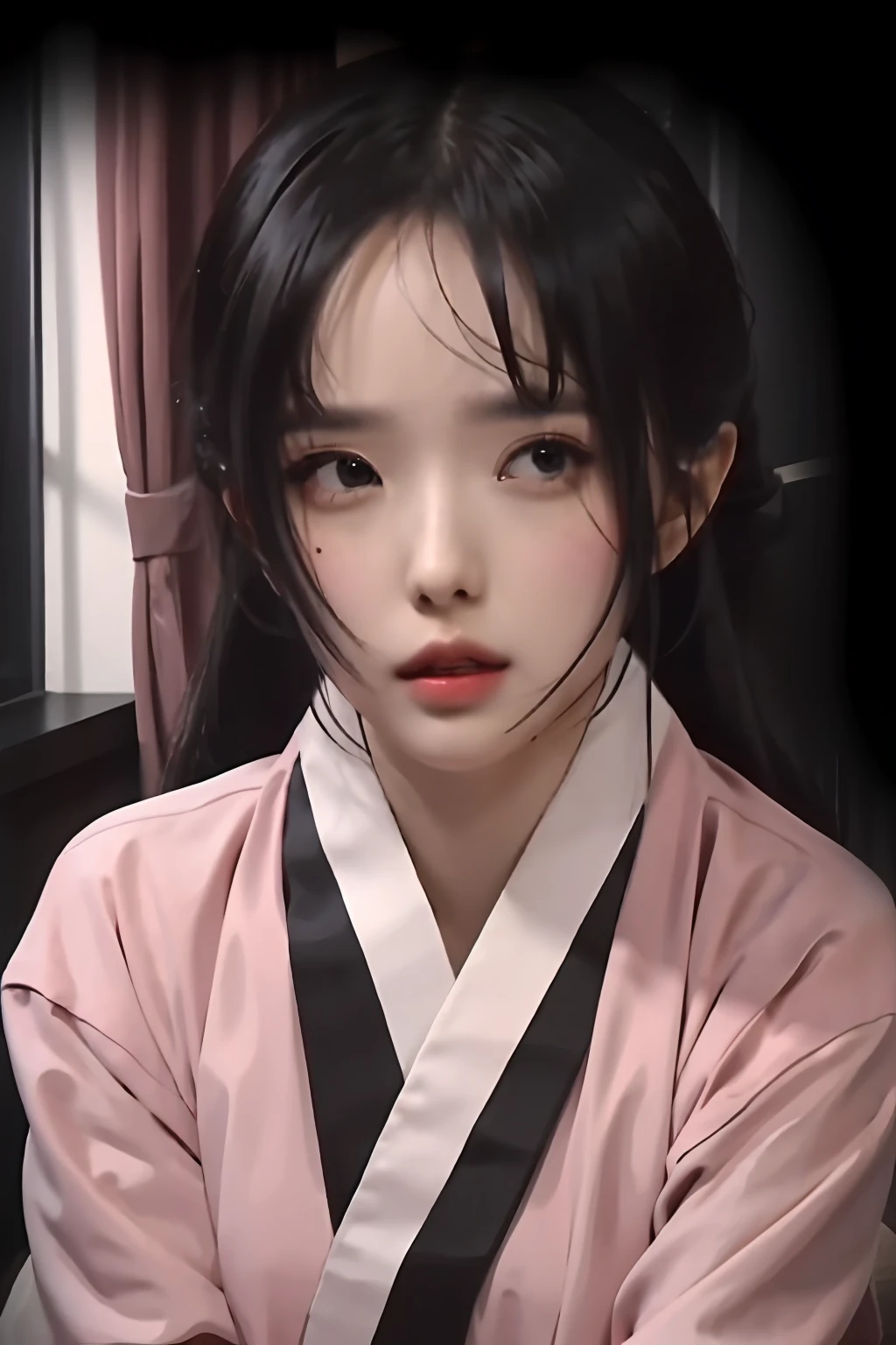 tmasterpiece,Best quality at best,offcial art,the Extremely Detailed CG Unity 8K Wallpapers,
1girll,The upper part of the body,POV,Hanfu,Highly detailed face,Highly detailed eyes,
