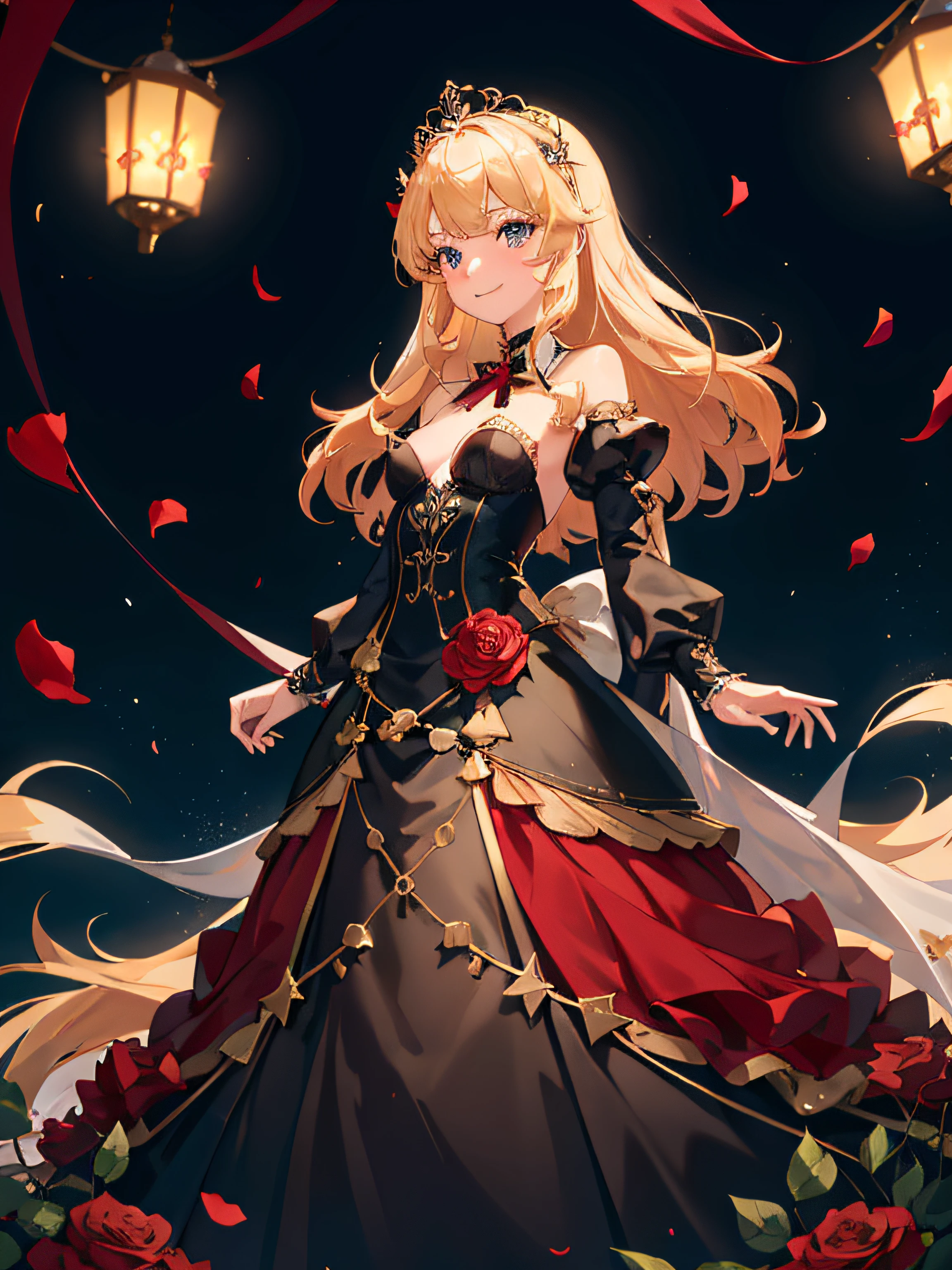 ((masterpiece)), (top-quality), (detaileds),4K resolution. 1 Girl Sharp Focus、a blond,Princess Cut,odd eye,Older sister,diet,long,Red Rosa,tiarra,Black Dress,curlyhair,small tit,small tits,Cool,Rose Dress,embroideries,oriental,A sexy,Sareme,garden,Sunnyday,blue-sky,Confetti、small nose,narrow nose and small nose,,,,,,,,,,,,,,,,,,,,,,,,,,,,,,,,,High small nose,small nostrils,see -through,Full body like,oblique,1girl in,Golden hair color,Light hair color,Beige hair color,Rosa,Red Rose,Rosa,Red Rose,Rose Dress,weddingdress,Arm Cover,Adults,adult lady,veils,Kamimei,Red Rose,Rosa,Rosa,Rosa,Rosa,Rosa,Red Rose,Big sister,adult lady,adult lady,adult lady,,adult lady,adult lady,Adult Women Mermaid Dresses,Mermaid Dresses,corsets,corsets,corsets,corsets,A smile,Straight bangs,to stand