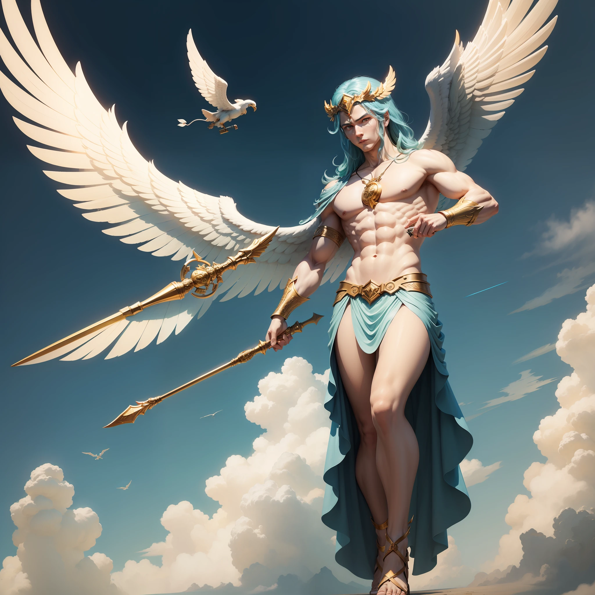 The god Hermes、Features winged sandals and a travel wand。Winged sandals、It allows you to fly freely in the sky。The Traveling Wand、Defeat enemies or、Can be used to overcome obstacles or。