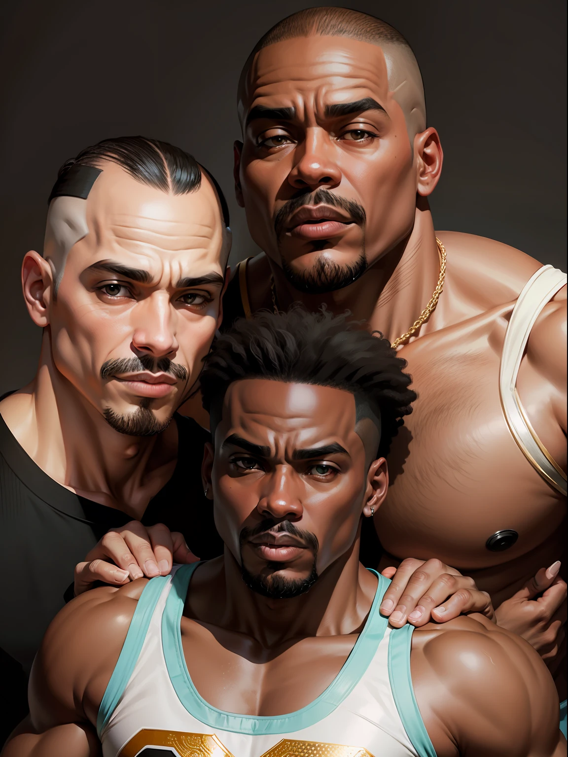 Five black shaqima