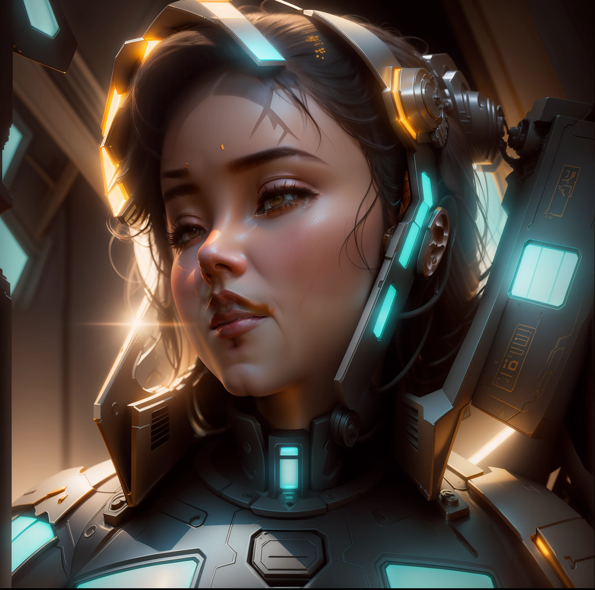 ((Best quality)), ((masterpiece)), (highly detailed:1.3), 3D,Shitu-mecha, beautiful cyberpunk women with her mecha in the ruins of city from a forgoten war, ancient technology,HDR (High Dynamic Range),Ray Tracing,NVIDIA RTX,Super-Resolution,Unreal 5,Subsurface scattering,PBR Texturing,Post-processing,Anisotropic Filtering,Depth-of-field,Maximum clarity and sharpness,Multi-layered textures,Albedo and Specular maps,Surface shading,Accurate simulation of light-material interaction,Perfect proportions,Octane Render,Two-tone lighting,Low ISO,White balance,Rule of thirds,Wide aperature,8K RAW,Efficient Sub-Pixel,sub-pixel convolution,luminescent particles,light scattering,Tyndall effect