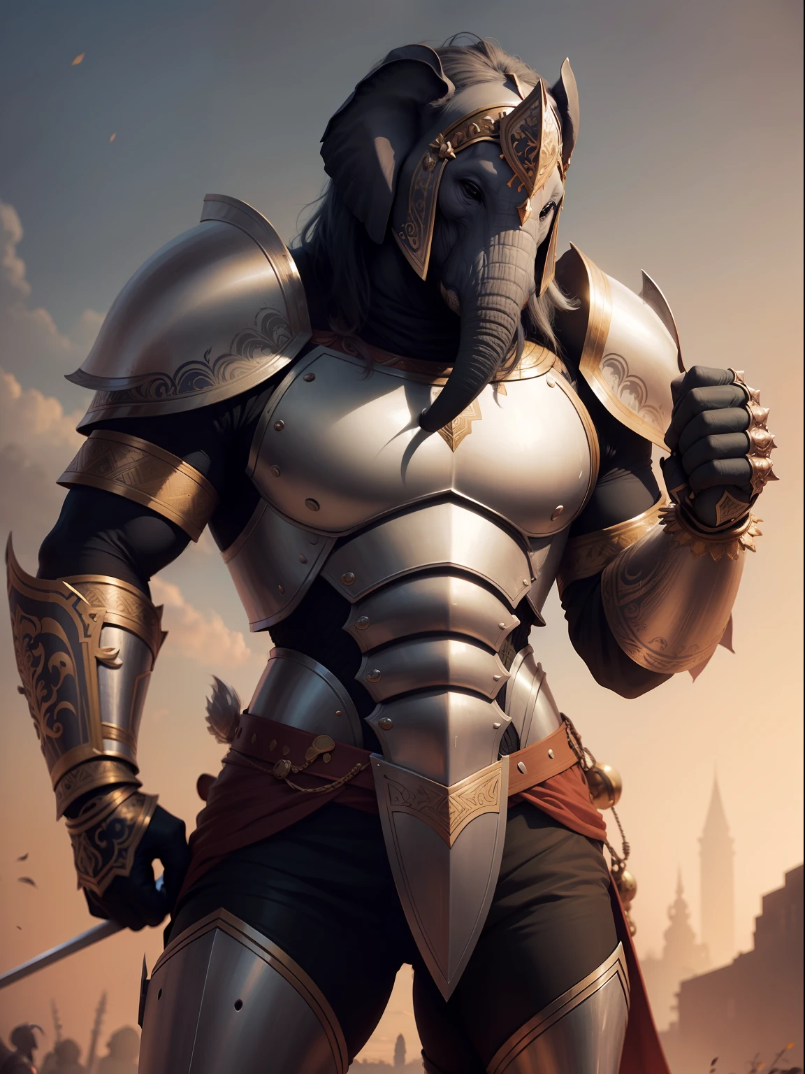Elephant Warrior Elephant Knight