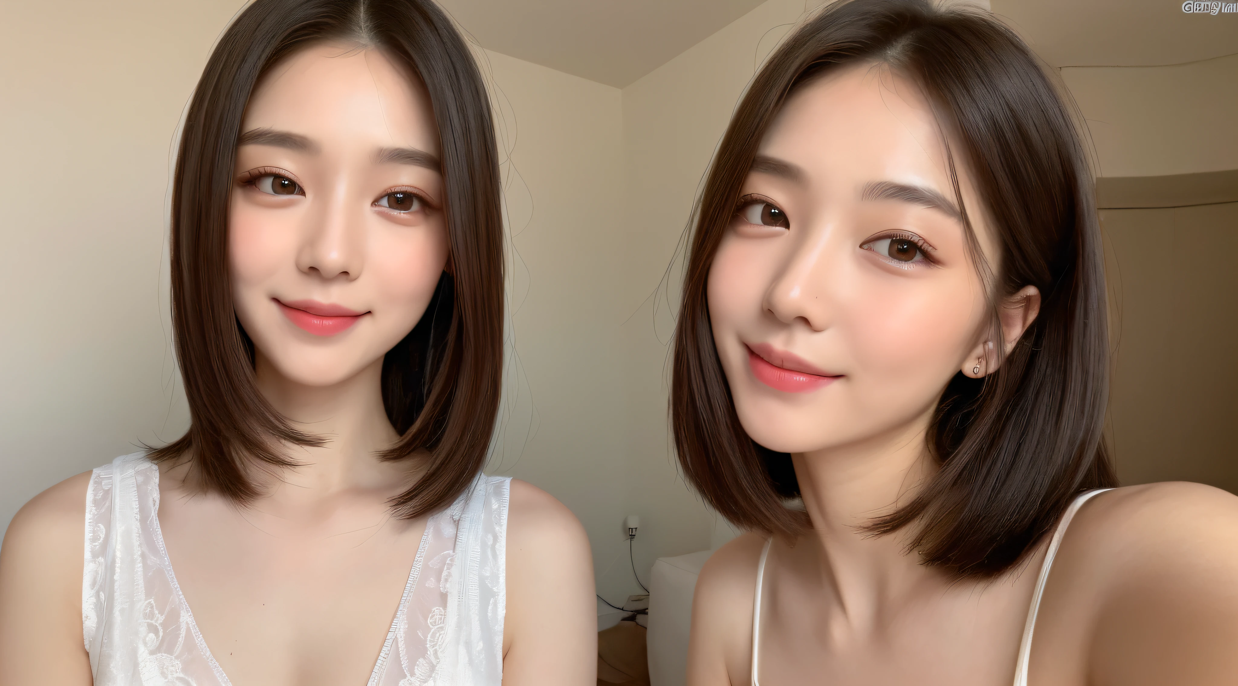 ((Best Quality, 8K, Masterpiece: 1.3)), 1girl, Slim Abs Beauty: 1.3, (Hairstyle Casual, Big Breasts: 1.2), Dress: 1.1, Super Fine Face, Delicate Eyes, Double Eyelids, Smile, Home