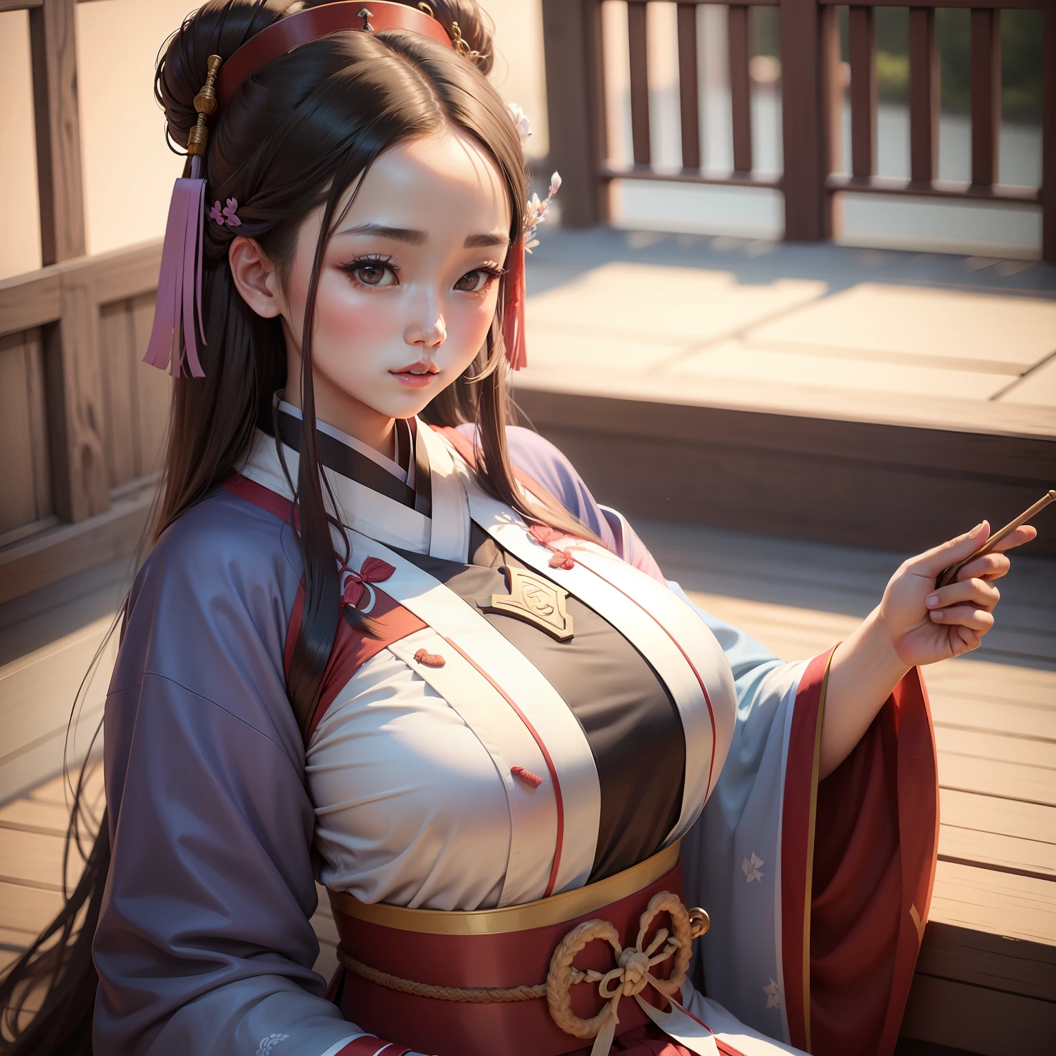 Hanfu 18 years old Big breasts cute face Xi Shi