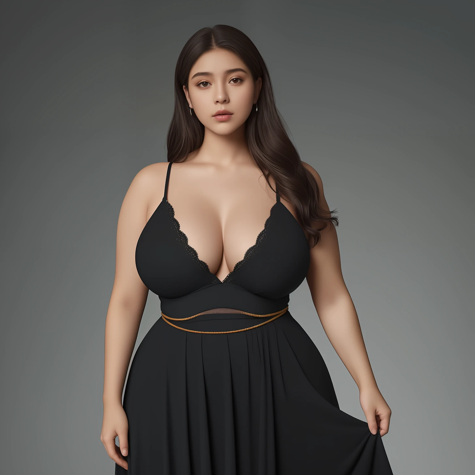 Foto do retrato da obra-prima de uma mulher nativa brutal de 24 anos, vestida com roupa de advogada, corpo gordo, plus size, cabelo liso extremo , (pele altamente detalhada: 1.2), 8k uhd, dslr, cinemac lighting, alta qualidade, grain of film, Fujifilm XT3