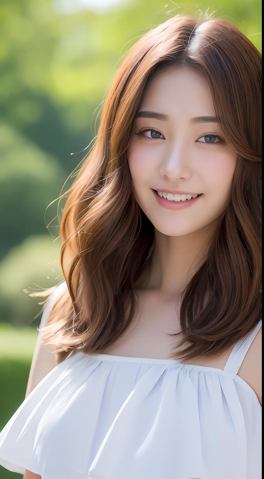 ((top-quality、8K、masterpiece:1.3))、Beautiful 20 year old girl with perfect body shape、K-pop Idol Face、Slim Abs Beauty:1.3、(Hairstyles Brown Hair Shortcuts、Colossal tits)、doress:1.1、Super fine face、Delicat eyes、二重まぶた、A smile with shame、Duan、Full body photo