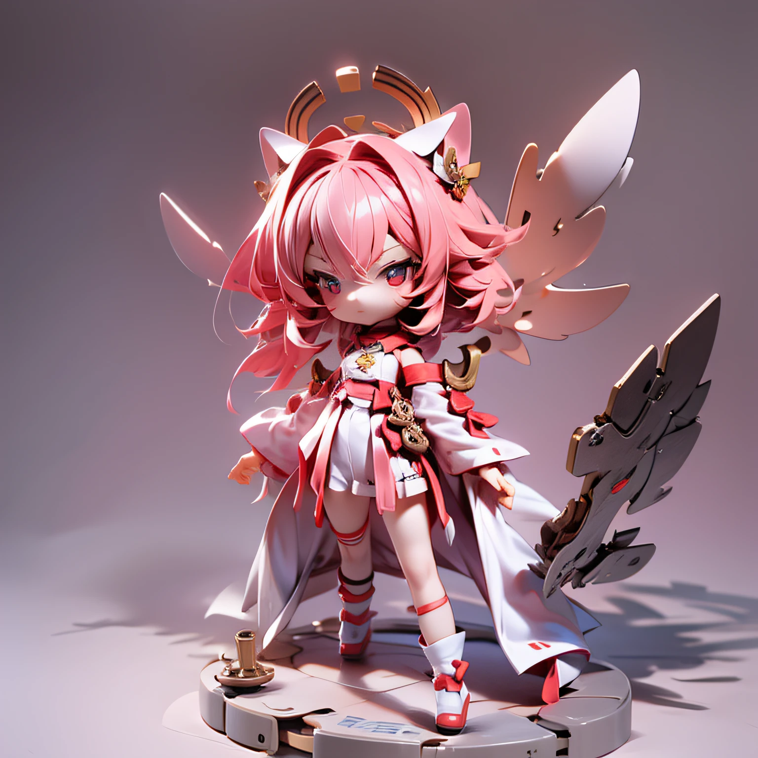 blink, chibi, Complete broker, Mega Mini, The body is steel., Metal., The legs are steel., Metal., My favorite cat ears, The wings are steel., Metal., The gun is metal steel..