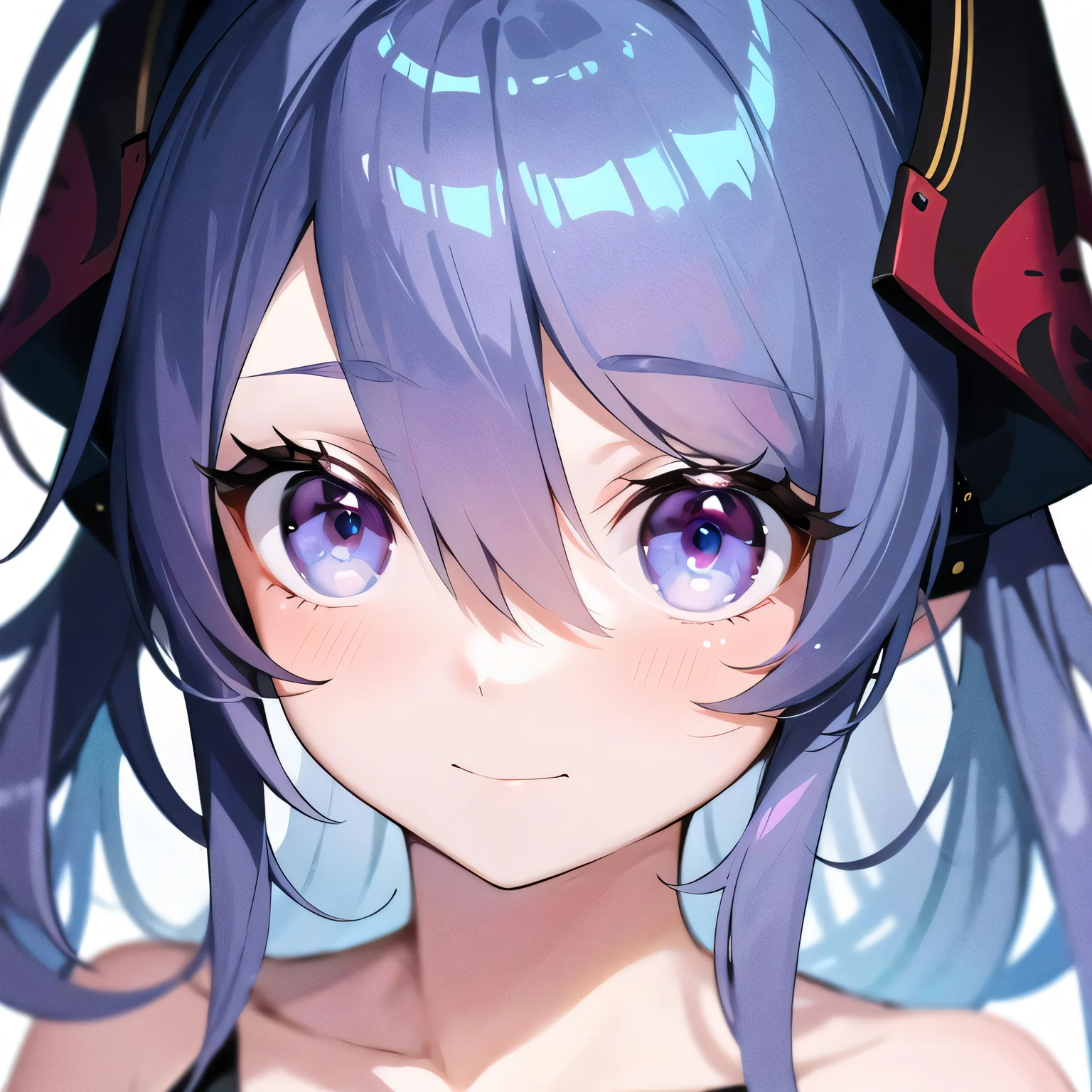 1girl, solo, (face focus:1.2), icon, white background, simple background, looking at viewer,
