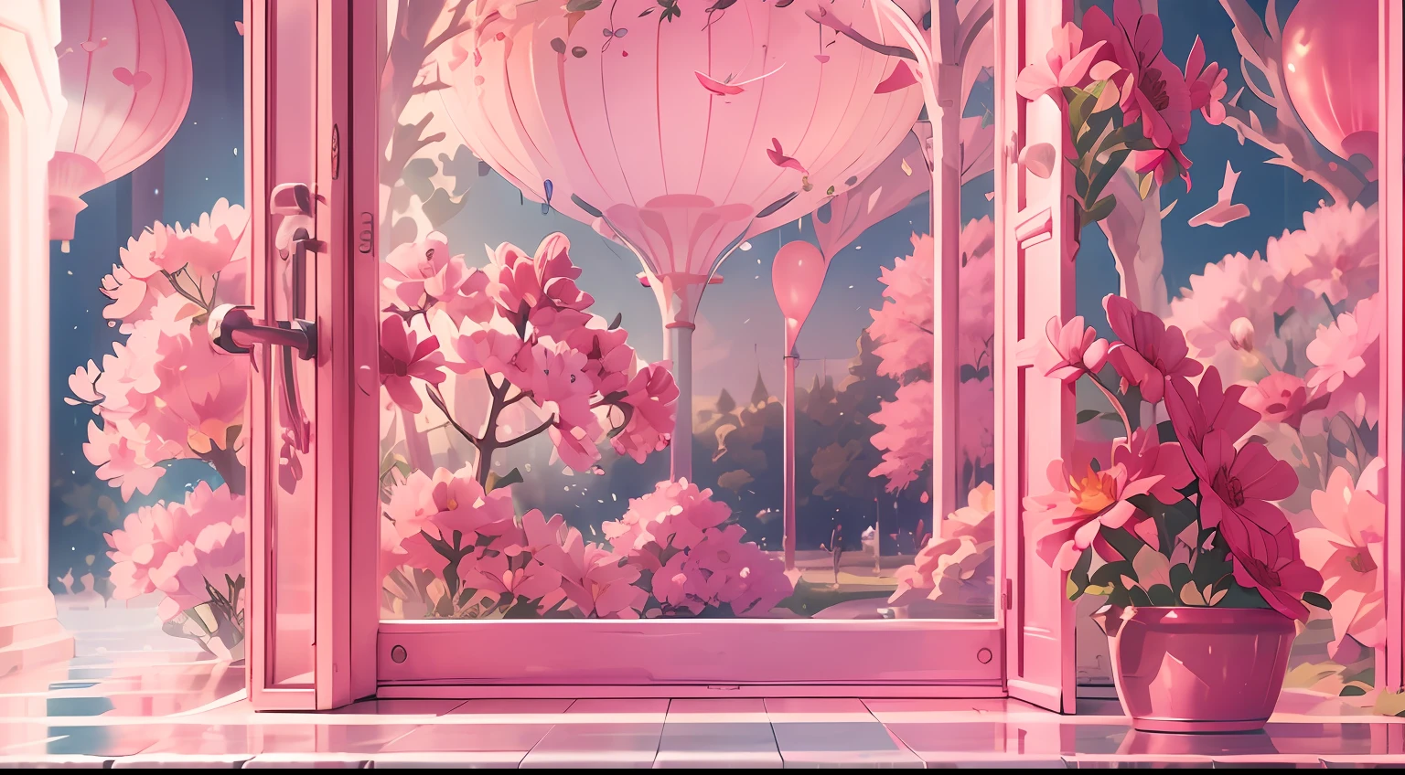 Dreamy pink world