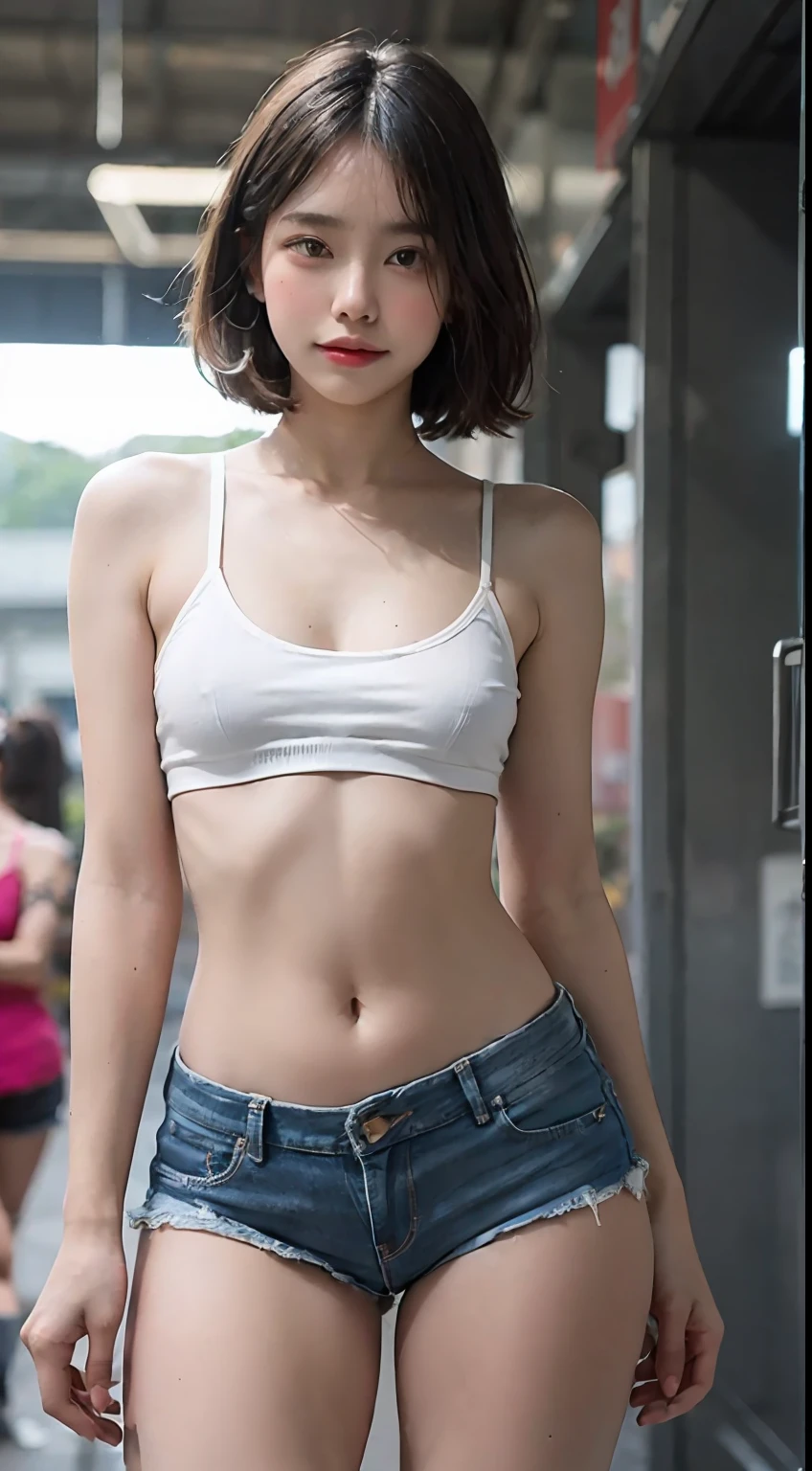 Girl posing in white low cut super short tank top and tight denim shorts、full body Esbian、Cropped tank top、bra very、Slim body、a large bust、Slim Girl Model、24歳の女性モデル、Beautiful body Facing the front Navel out See all Lower abdomen showing a beautiful belly Too torn denim shorts Shabby denim shorts Thigh exposure Very small camisole in shabby Very short small camisole Too short denim shorts You can see all the shapes of your genitals The shape of the genitals is perfectly visible Small denim shorts with only thin strings Low-rise denim shorts Beautiful breasts tits out genitals are visible Show more lower abdomen An ultra-high picture quality The ultra -The high-definition 8K Scanty shorts Denim shorts like strings Show me more beautiful bare skin Show me more beautiful bare skin Take off more The background is the station Station platform Laughing Crowded station platform Denim panties with undersized yarn Sheer Bra Very small denim panties Very small triangular denim panties Girl posing in white low cut super short tank top and tight denim shorts、full body Esbian、Cropped tank top、bra very、Slim body、a large bust、Slim Girl Model、24歳の女性モデル、Beautiful body Facing the front Navel out See all Lower abdomen showing a beautiful belly Too torn denim shorts Shabby denim shorts Thigh exposure Very small camisole in shabby Very short small camisole Too short denim shorts You can see all the shapes of your genitals The shape of the genitals is perfectly visible Small denim shorts with only thin strings Low-rise denim shorts Beautiful breasts tits out genitals are visible Show more lower abdomen An ultra-high picture quality The ultra -The high-definition 8K Scanty shorts Denim shorts like strings Show me more beautiful bare skin Show me more beautiful bare skin Take off more The background is the station Station platform Laughing Crowded station platform Denim panties with undersized yarn Sheer Bra Very small denim panties Very small triangular denim panties Hot Denim Panties Very