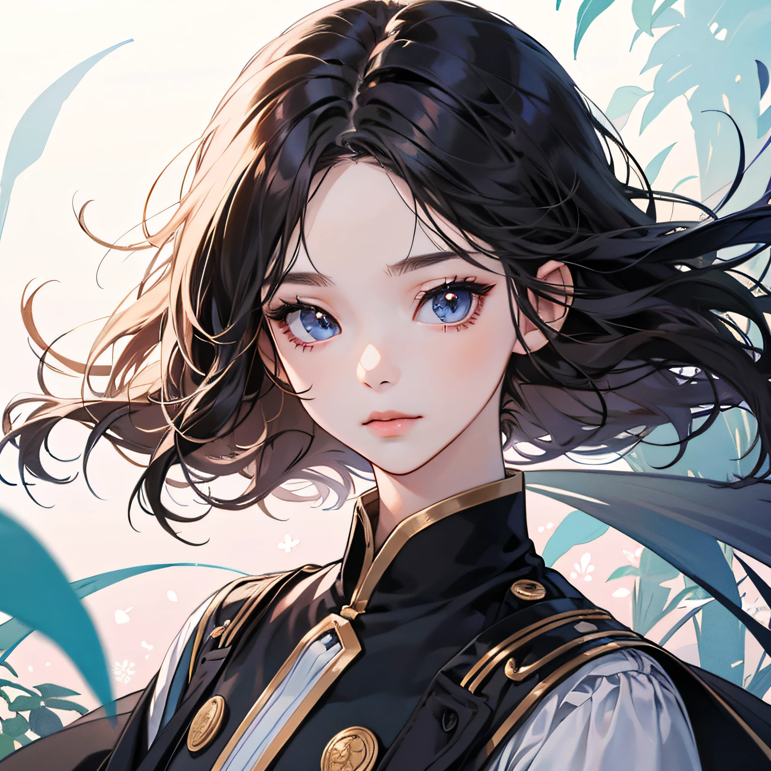 Guess child、eye、Anime style、Beautiful and detailed upper body figure、 --auto