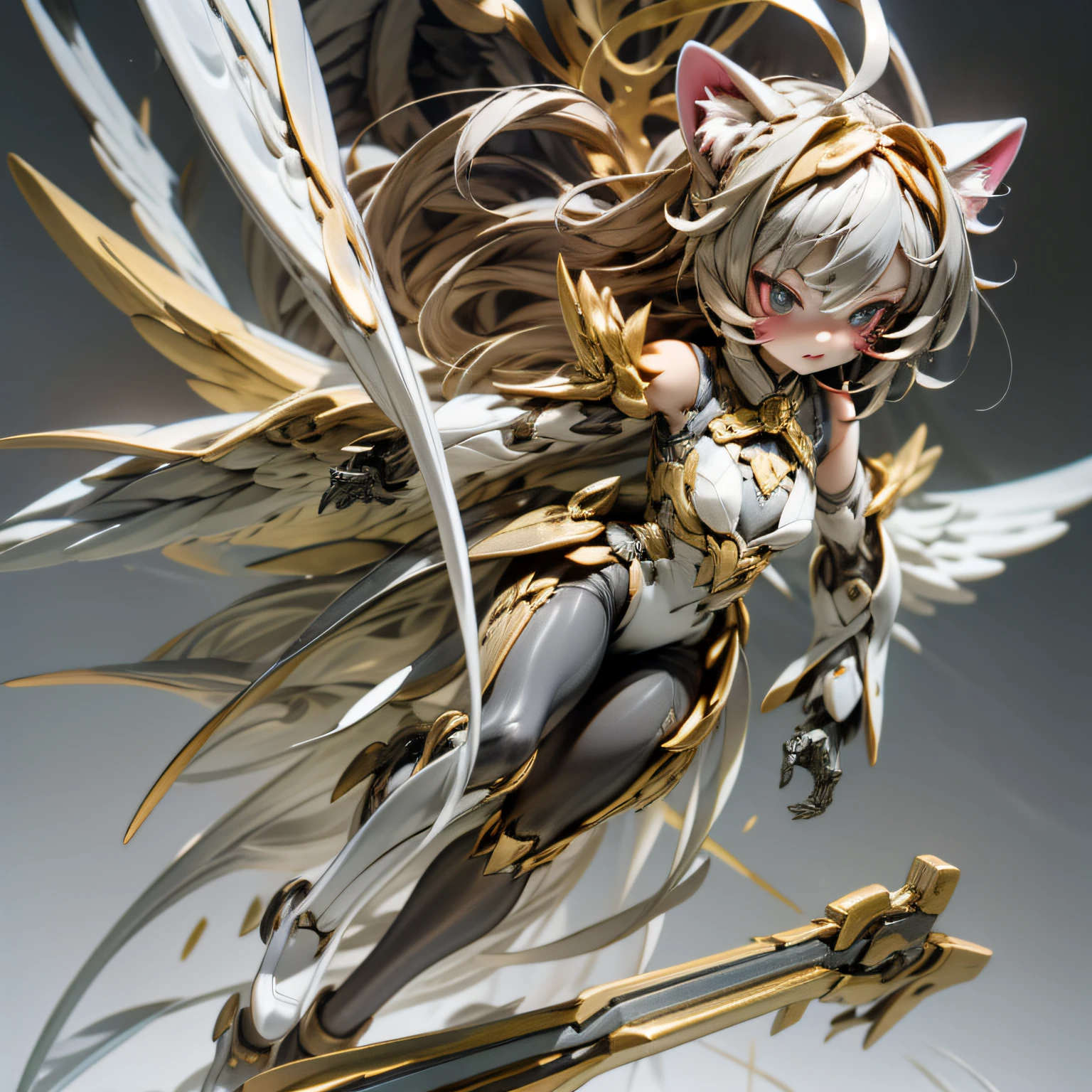 blink, chibi, Complete broker, Mega Mini, The body is steel......., Metal., The legs are steel......., Metal., My favorite cat ears, The wings are steel......., Metal., The gun is metal steel........