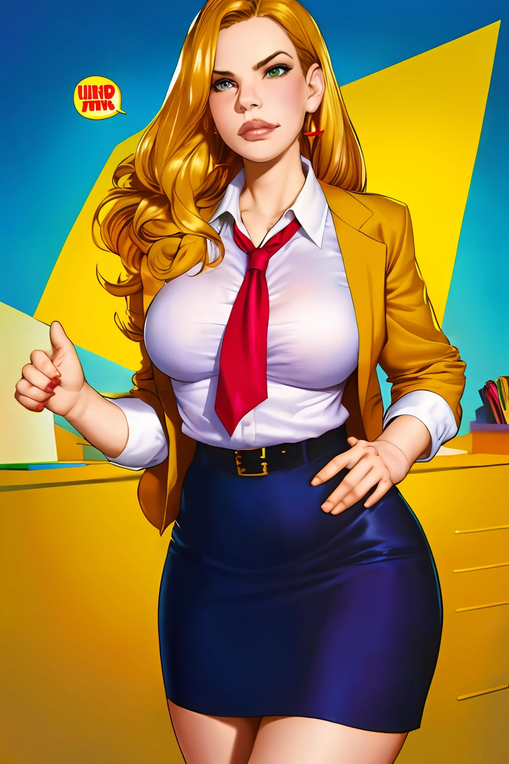 liv tyler, perspective,   office shirt, office skirt, office coat,  dynamic pose , simple background
 ((art by adam hughes))
 (masterpiece, best quality:1.3),
