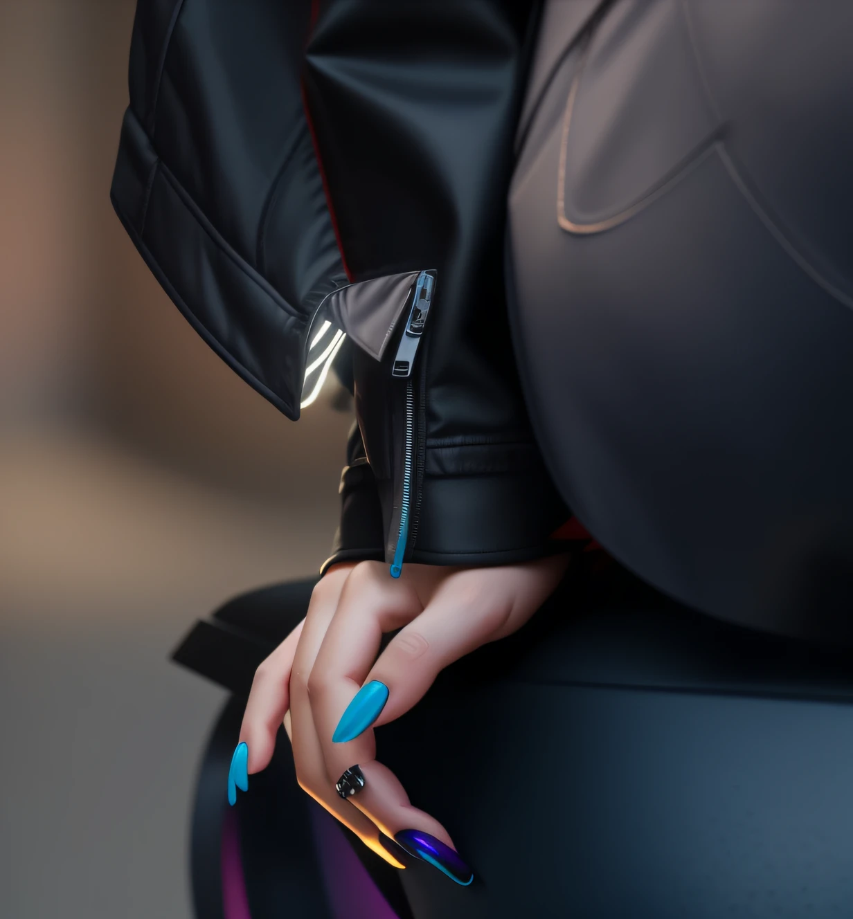 Pretty hands, colorful nails, bloom, ((cold light)), sharp focus, photo realistic, detailed skin, background out of focus, cinematic composition , ultra-detailed, realistic , hyper-realistic , volumetric lighting, 8k, trending on artstation