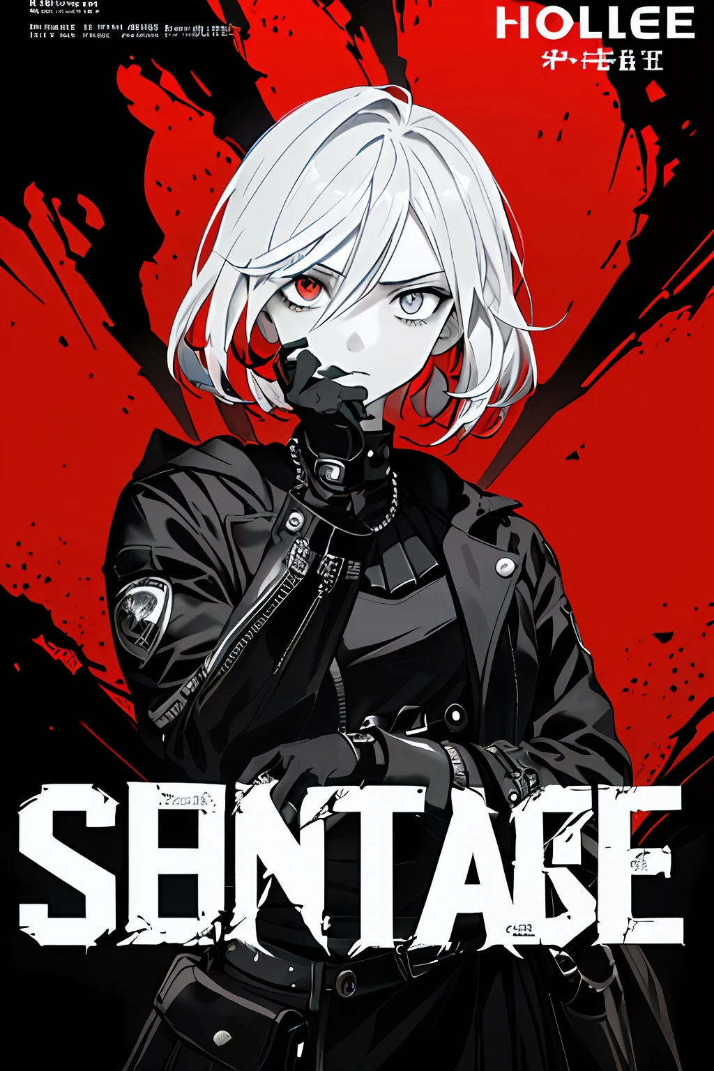 ((((dramatic))), (((gritty))), (((intense))) film poster featuring a young woman as the central character. She stands confidently in the center of the poster, wearing a stylish and edgy outfit, with a determined expression on her face. The background is dark and gritty, with a sense of danger and intensity. The text is bold and attention-grabbing, with a catchy tagline that adds to the overall feeling of drama and excitement. The color palette is mainly dark with splashes of vibrant colors, giving the poster a dynamic and visually striking appearance,tachi-e
(magazine:1.3), (cover-style:1.3), fashionable, woman, vibrant, outfit, posing, front, colorful, dynamic, background, elements, confident, expression, holding, statement, accessory, majestic, coiled, around, touch, scene, text, cover, bold, attention-grabbing, title, stylish, font, catchy, headline, larger, striking, modern, trendy, focus, fashion,